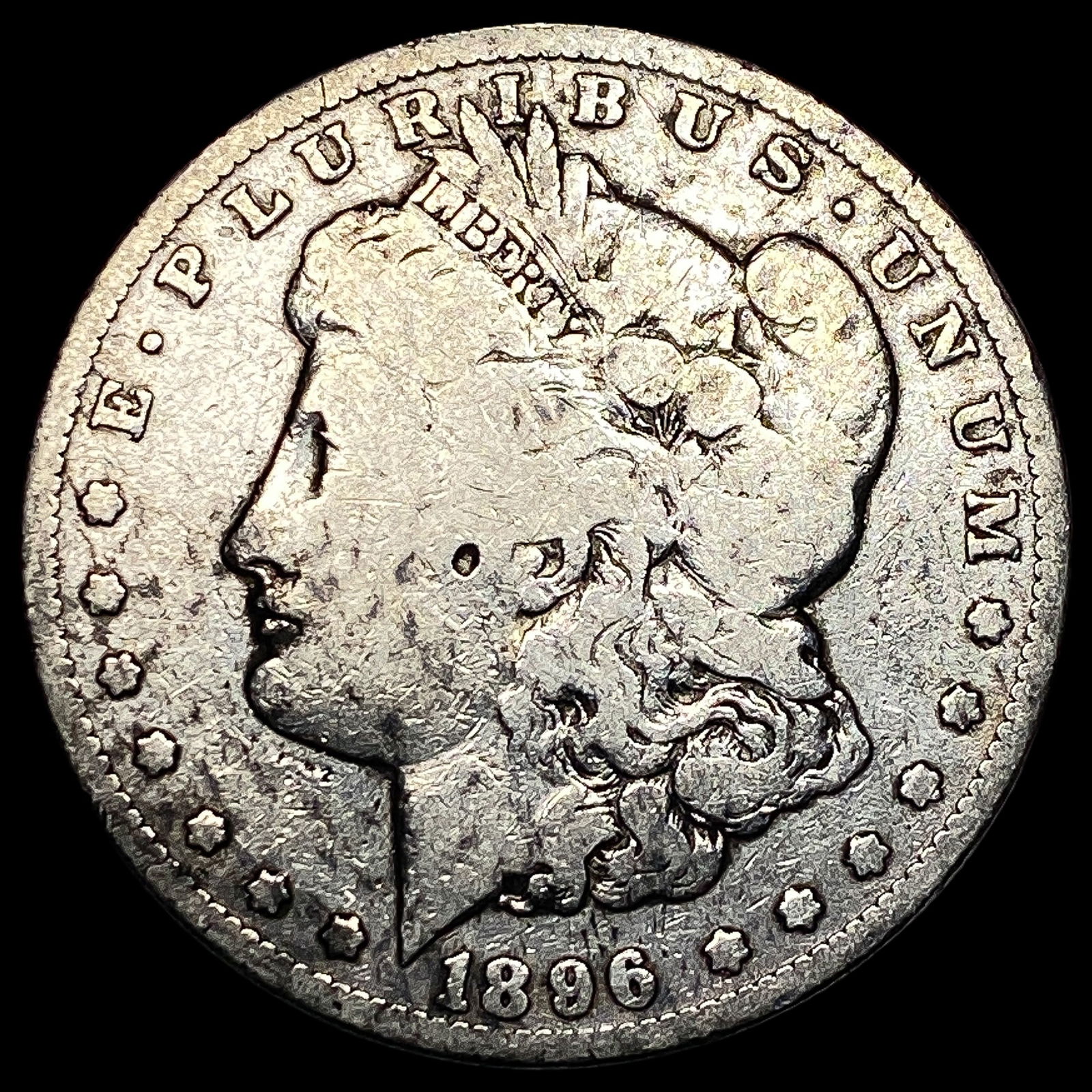 1896-O Silver Morgan Dollar LIGHTLY CIRCULATED (1 of 2)