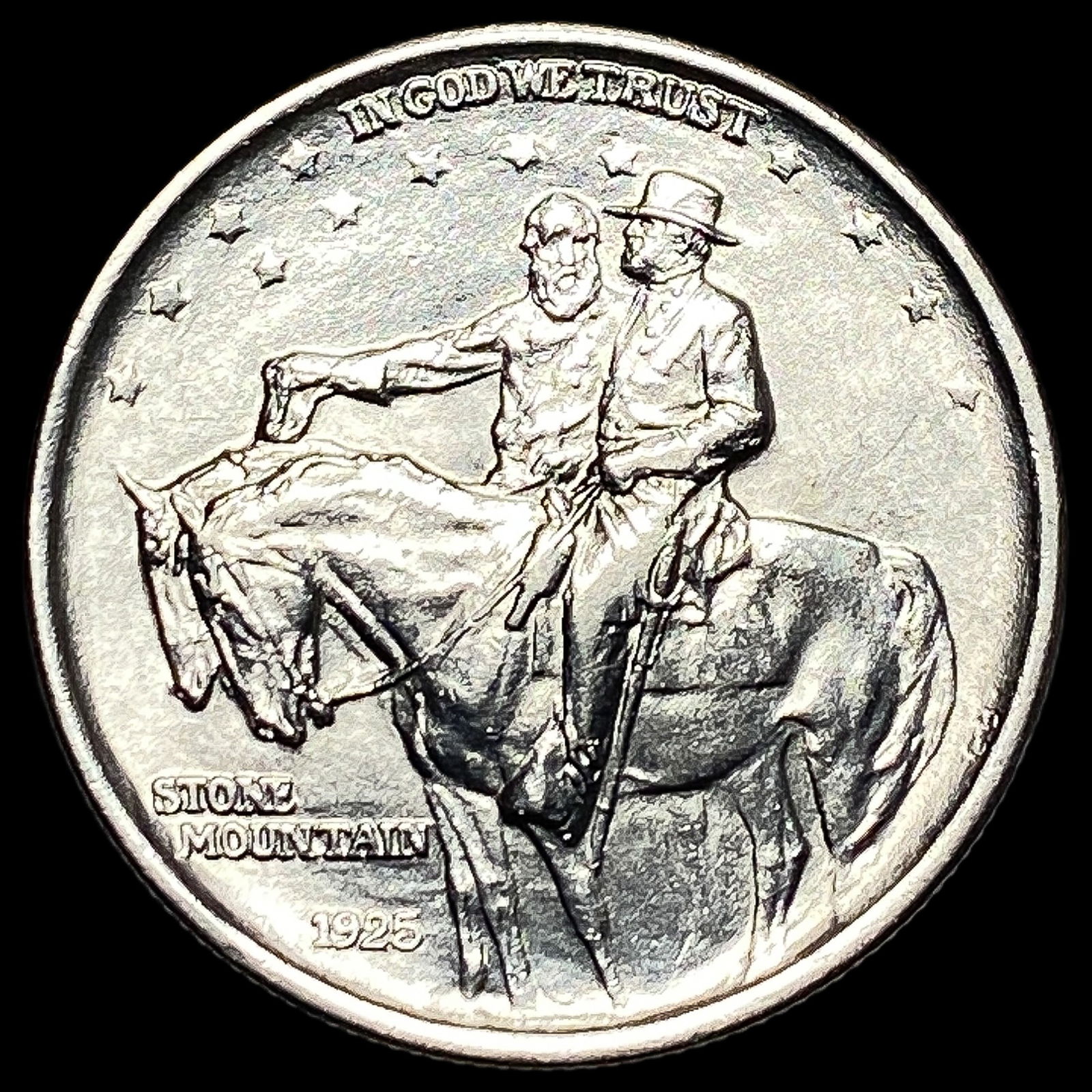 1925 Silver Stone Mountain Half Dollar UNCIRCULATED (1 of 2)