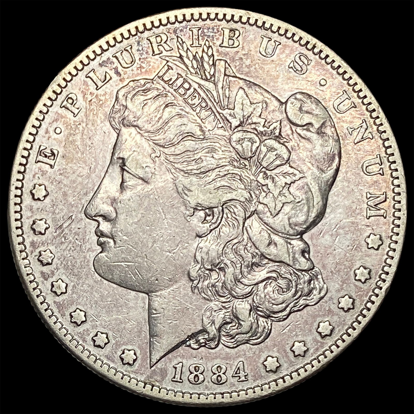 1884-S Silver Morgan Dollar NEARLY UNCIRCULATED (1 of 2)