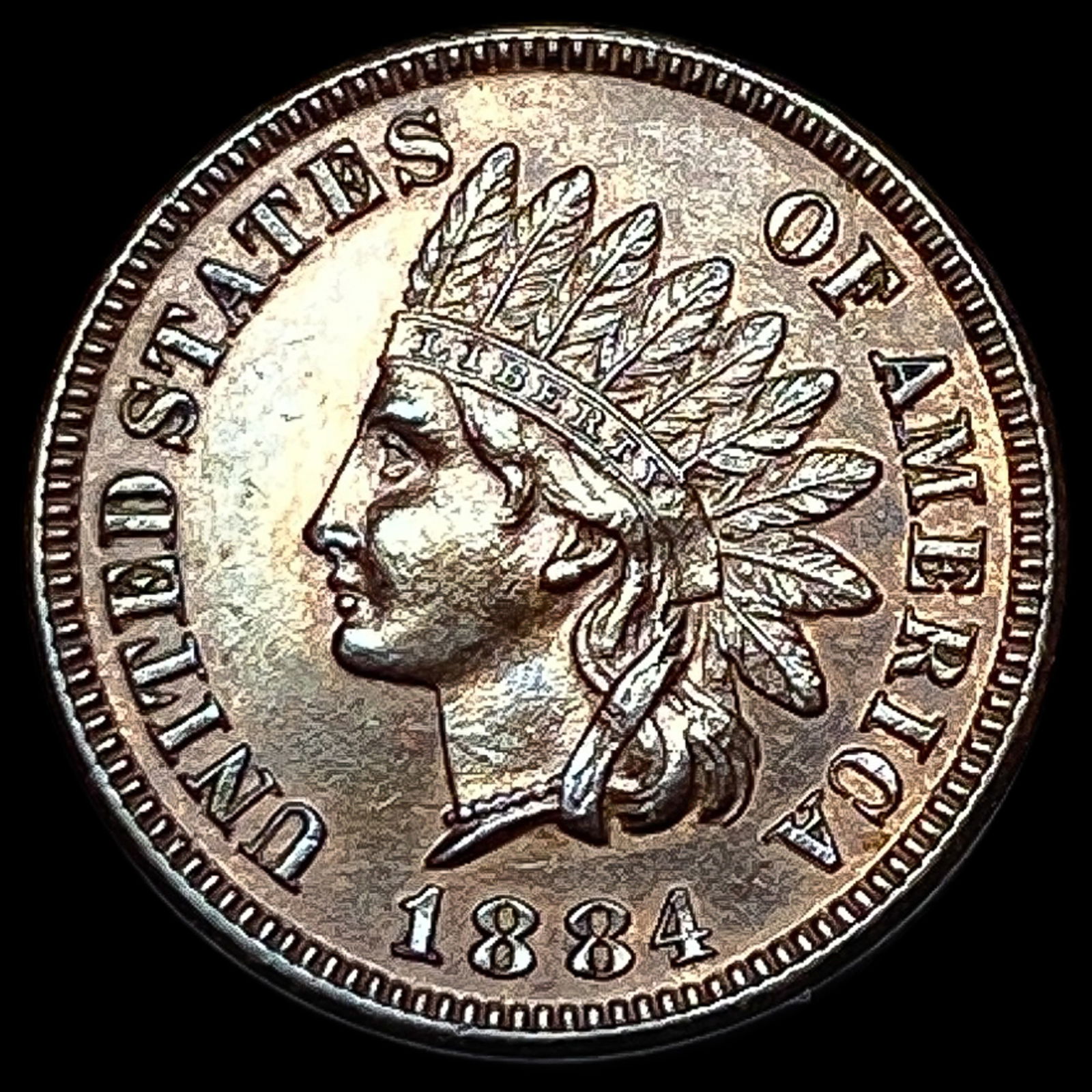 1884 Indian Head Cent UNCIRCULATED (1 of 2)