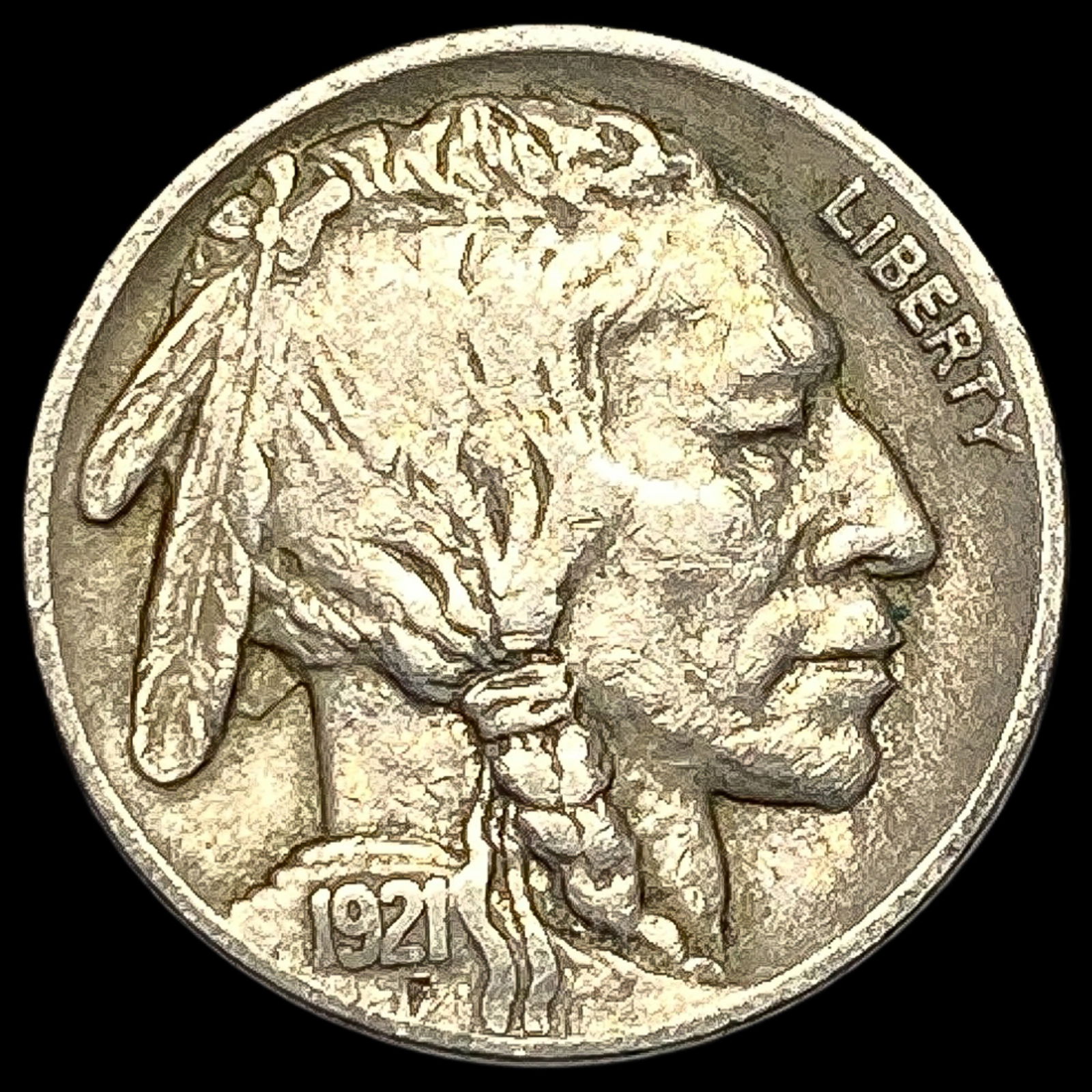 1921 Buffalo Nickel LIGHTLY CIRCULATED (1 of 2)