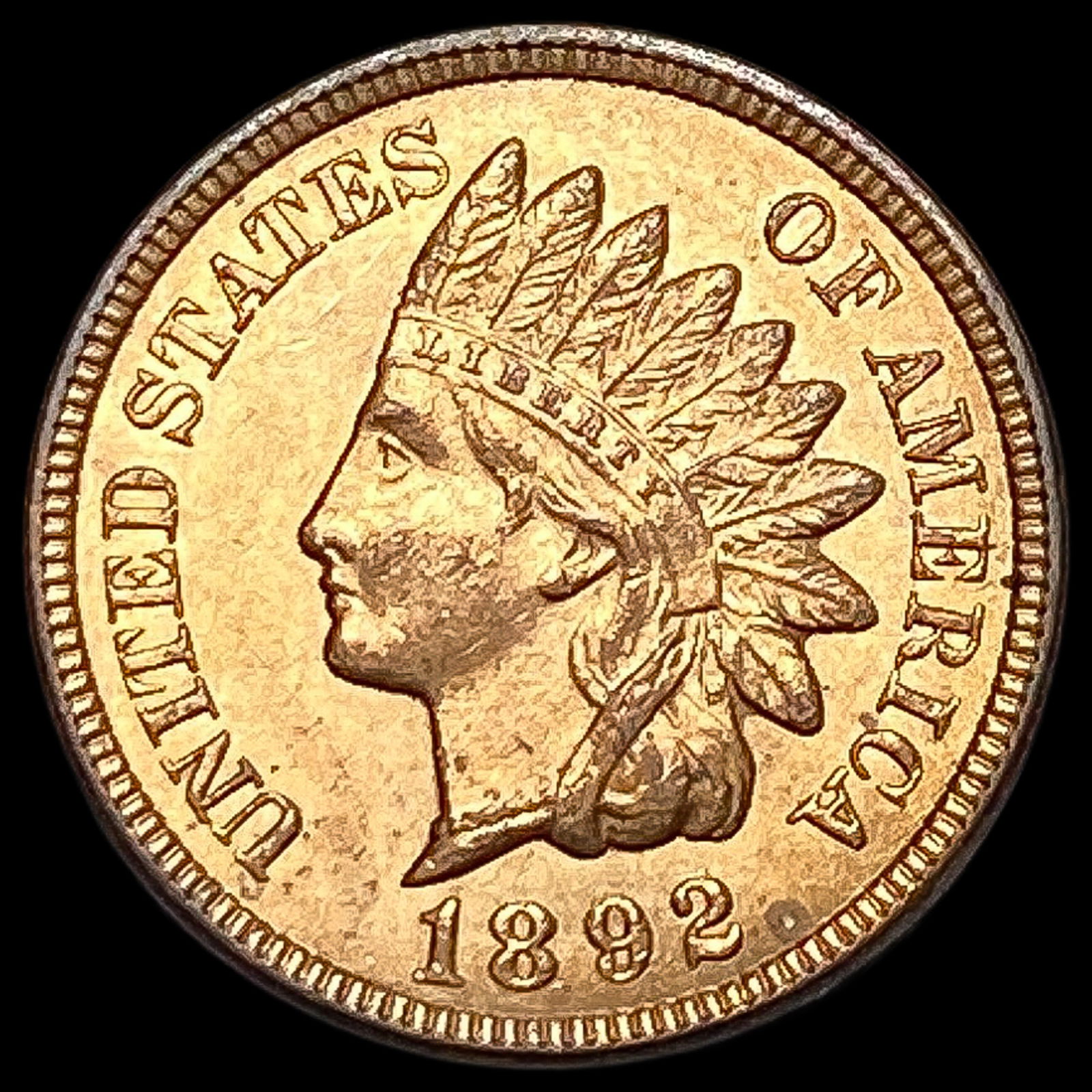 1892 Indian Head Cent UNCIRCULATED (1 of 2)