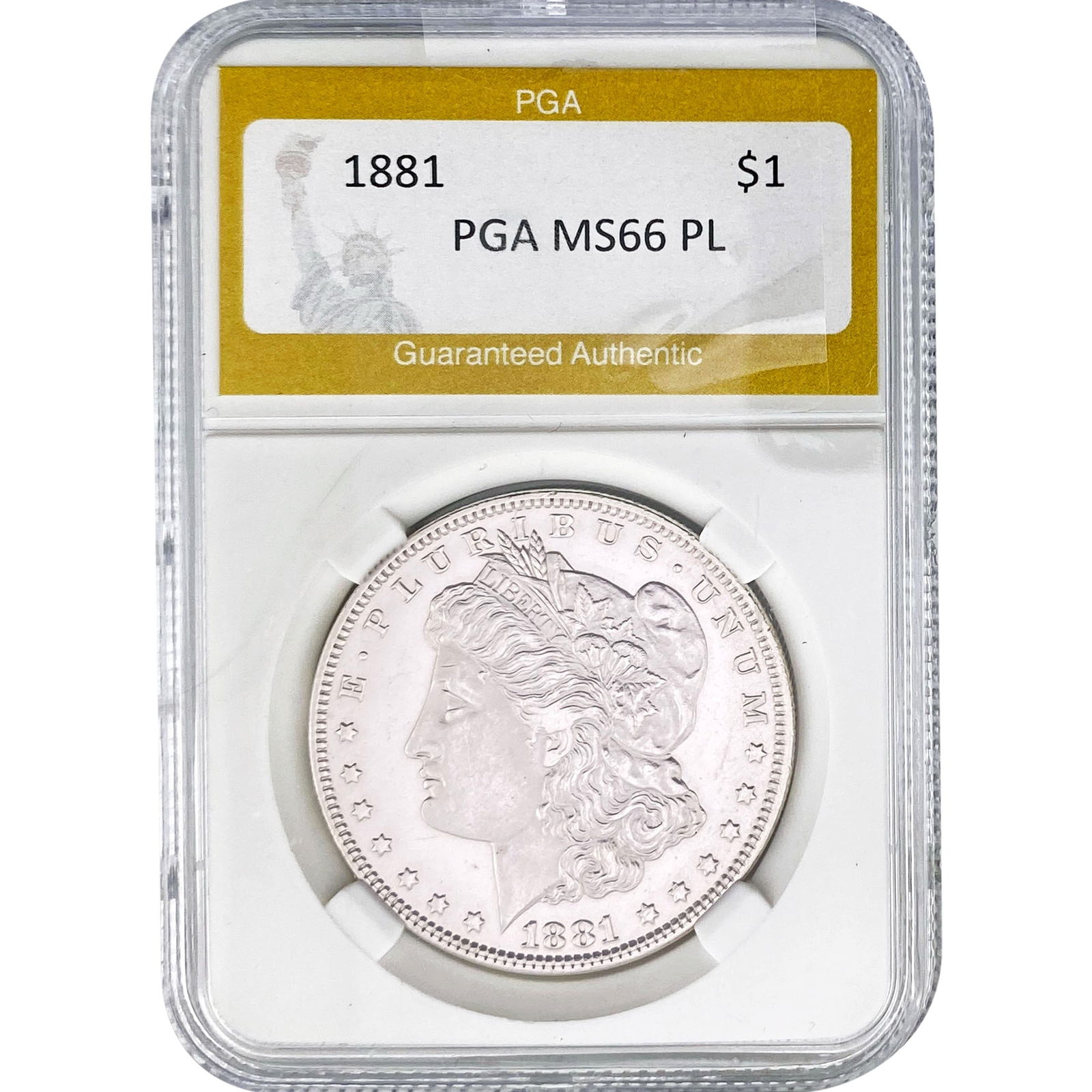 1881 Morgan Silver Dollar PGA MS66 PL (1 of 2)