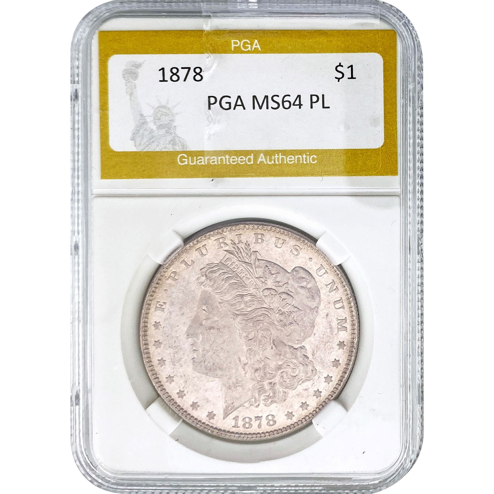 1878 Morgan Silver Dollar PGA MS64 PL (1 of 2)