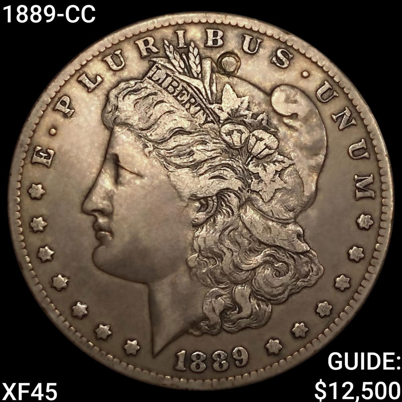 1889-CC Morgan Silver Dollar NEARLY UNCIRCULATED (1 of 2)