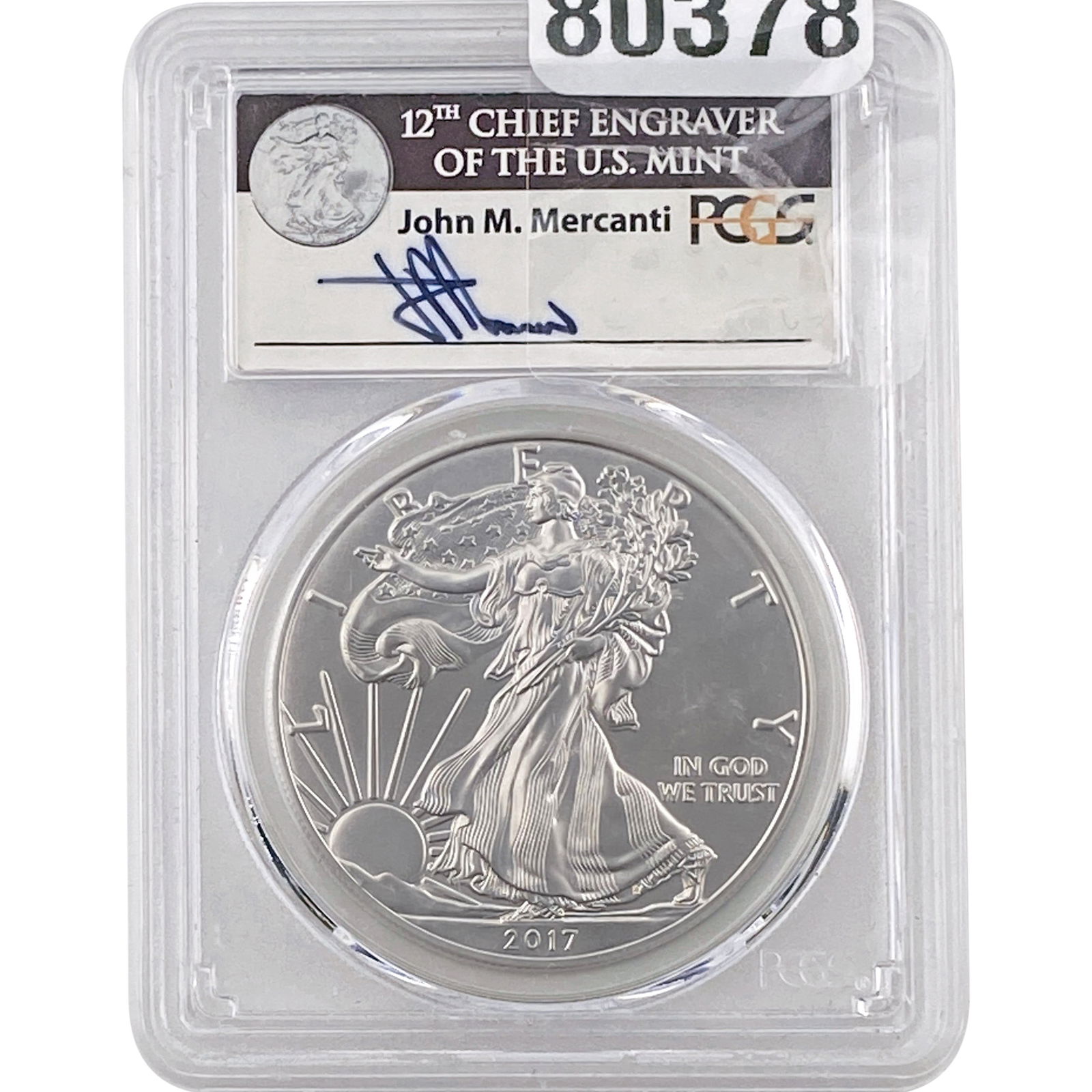 2017 Silver Eagle PCGS MS70 (1 of 2)