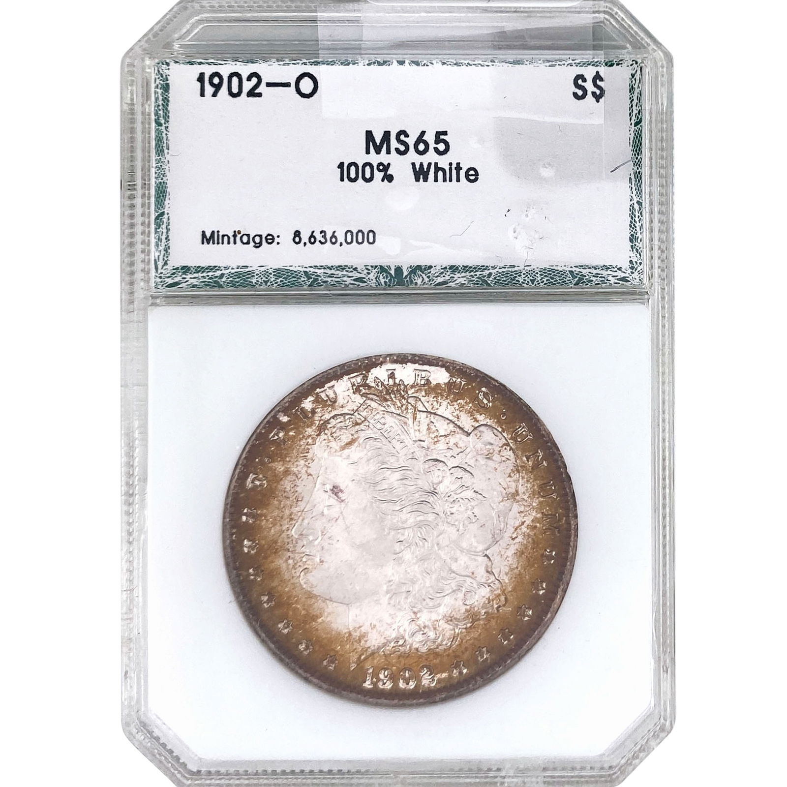 1902-O Morgan Silver Dollar PCI MS65 (1 of 2)