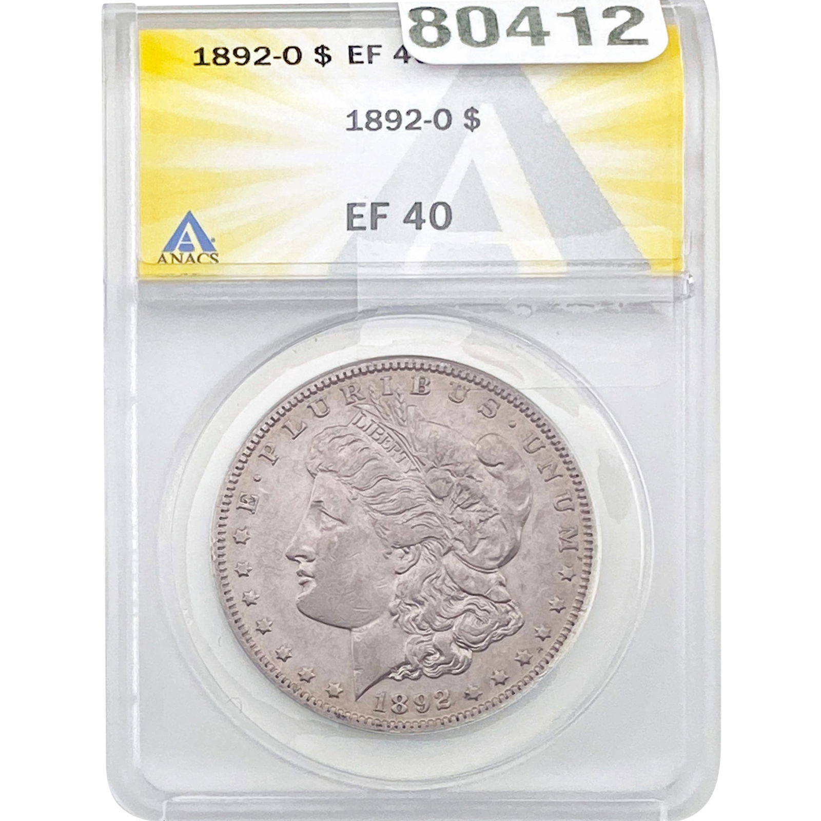1892-O Morgan Silver Dollar ANACS EF40 (1 of 2)