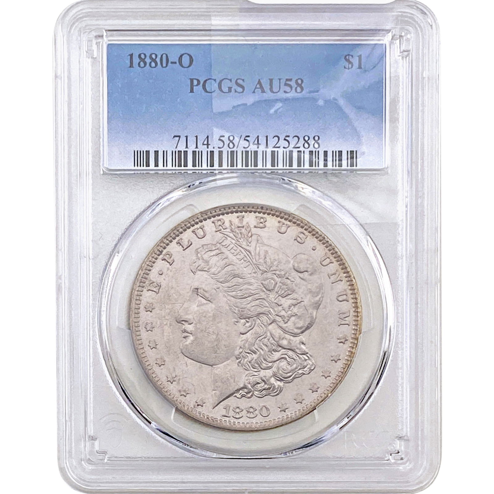 1880-O Morgan Silver Dollar PCGS AU58 (1 of 2)