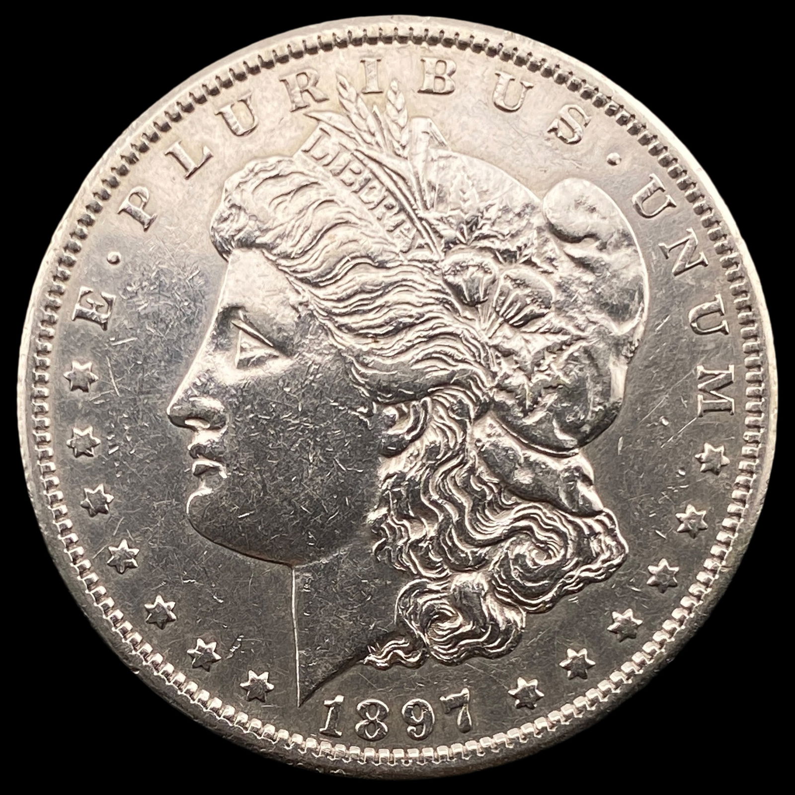 1897-S Silver Morgan Dollar CLOSELY UNCIRCULATED (1 of 2)