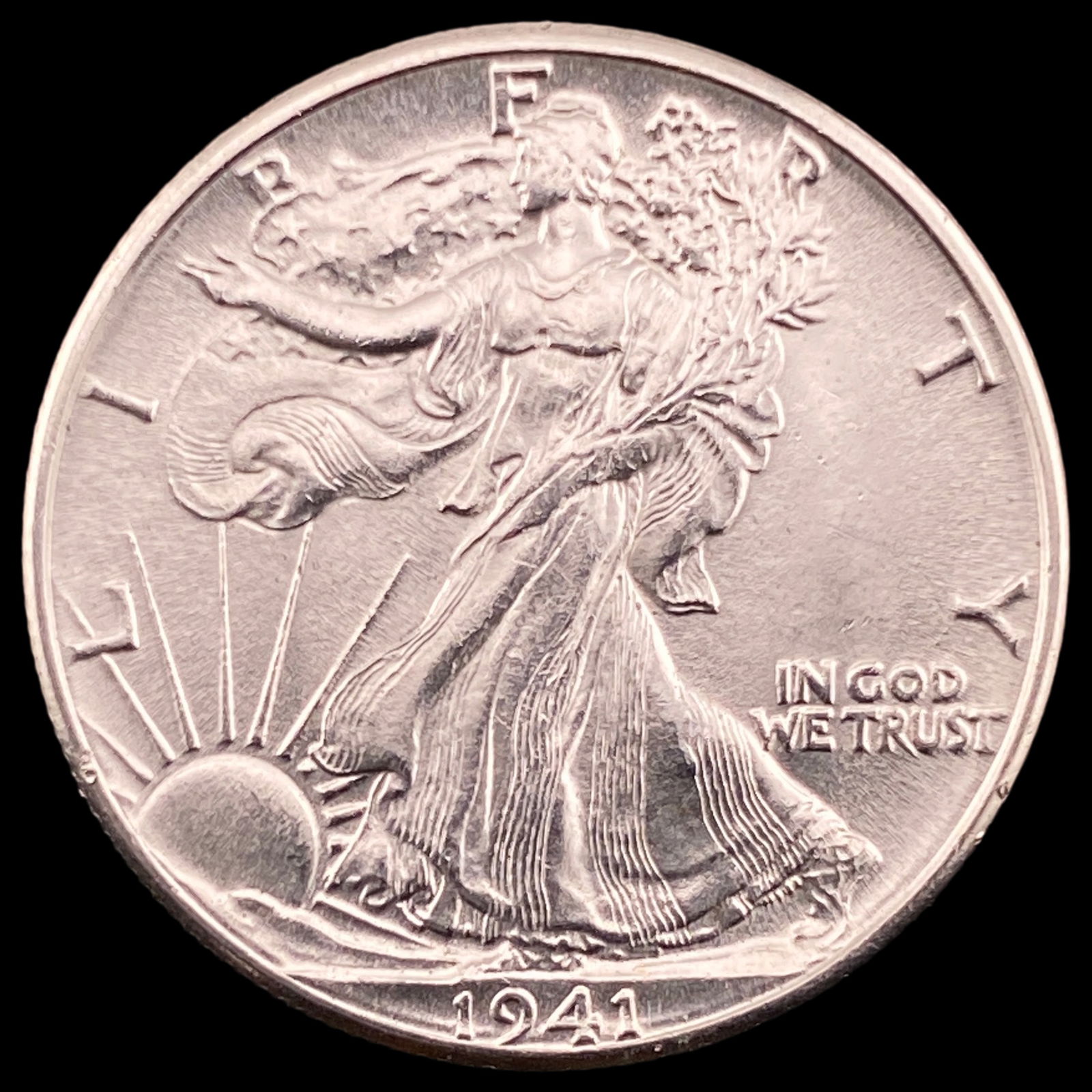 1941 Silver Walking Liberty Half Dollar UNCIRCULATED (1 of 2)