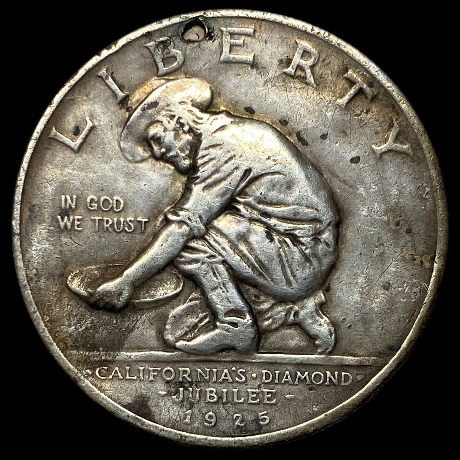 1925-S Silver California Jubilee Half Dollar HIGH GRADE (1 of 2)