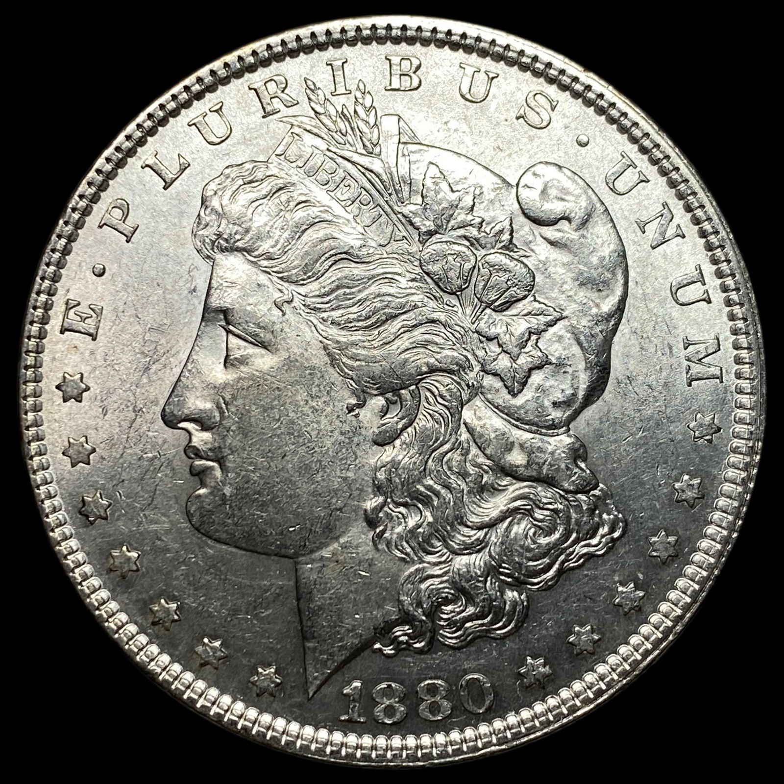1880 Morgan Silver Dollar CLOSELY UNCIRCULATED (1 of 2)