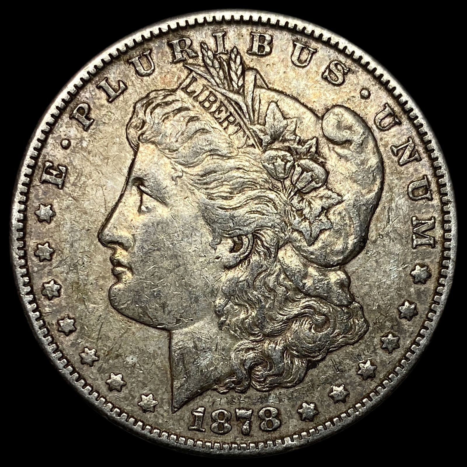 1878-S Silver Morgan Dollar NEARLY UNCIRCULATED (1 of 2)