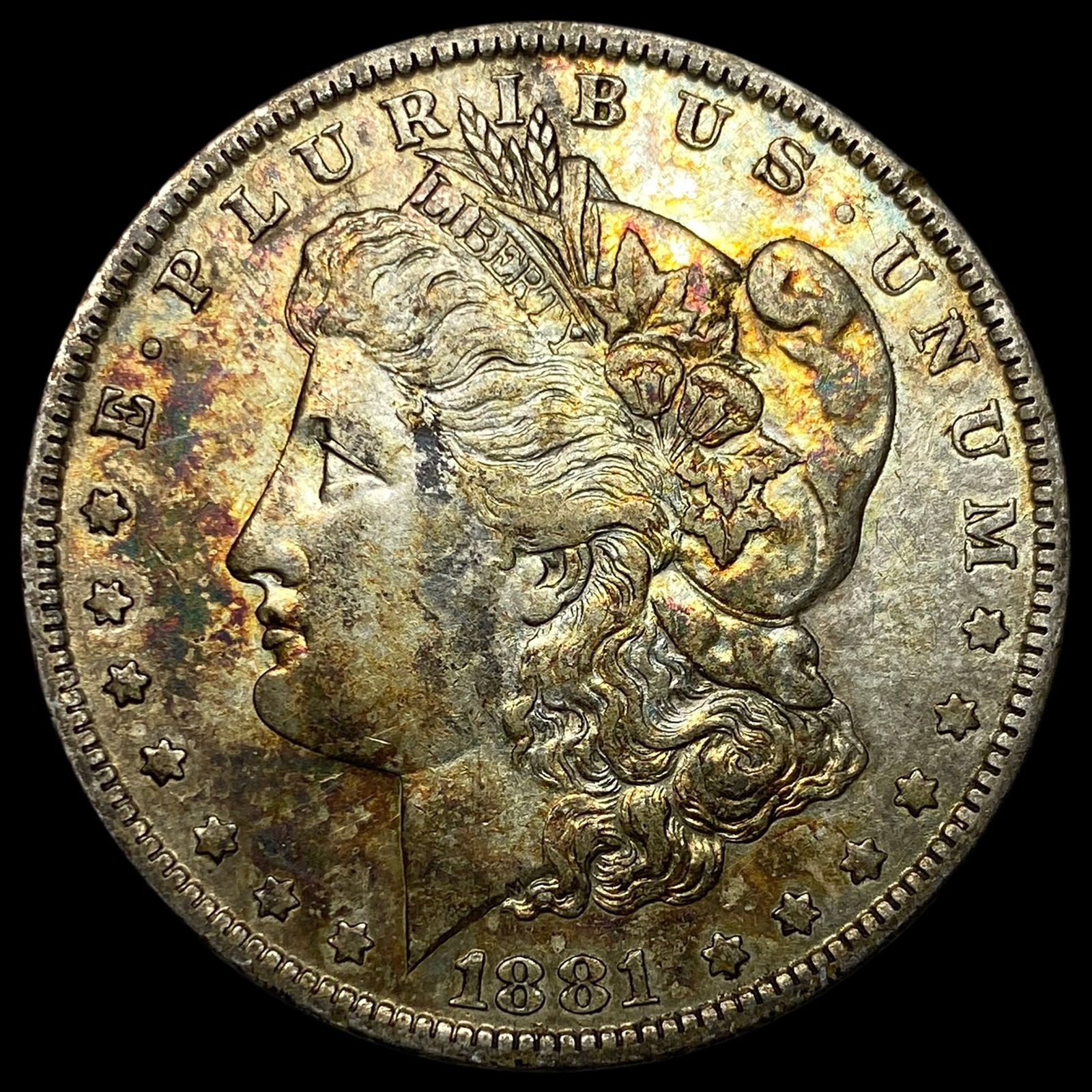 1881-O Silver Morgan Dollar NEARLY UNCIRCULATED (1 of 2)