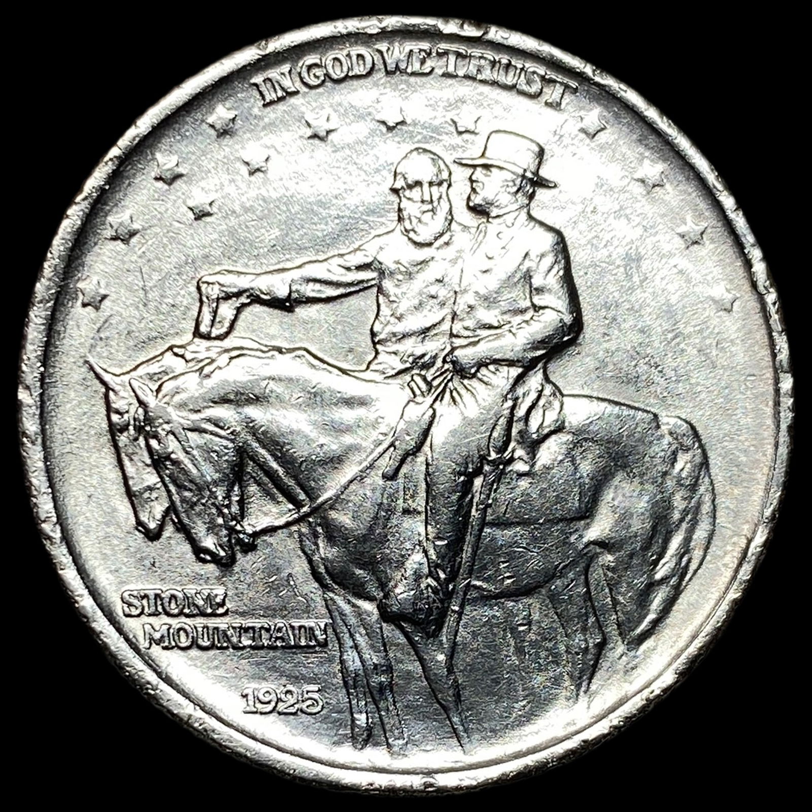 1925 Silver Stone Mountain Half Dollar UNCIRCULATED (1 of 2)
