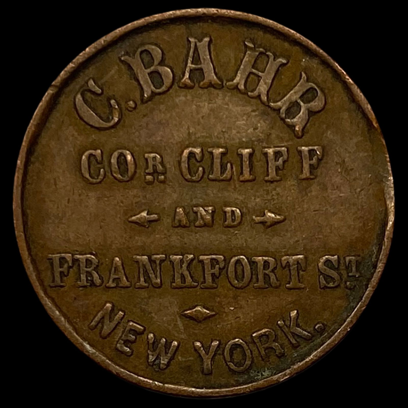 1863 Civil War Token "Not One Cent" NEARLY UNCIRCULATED (1 of 2)