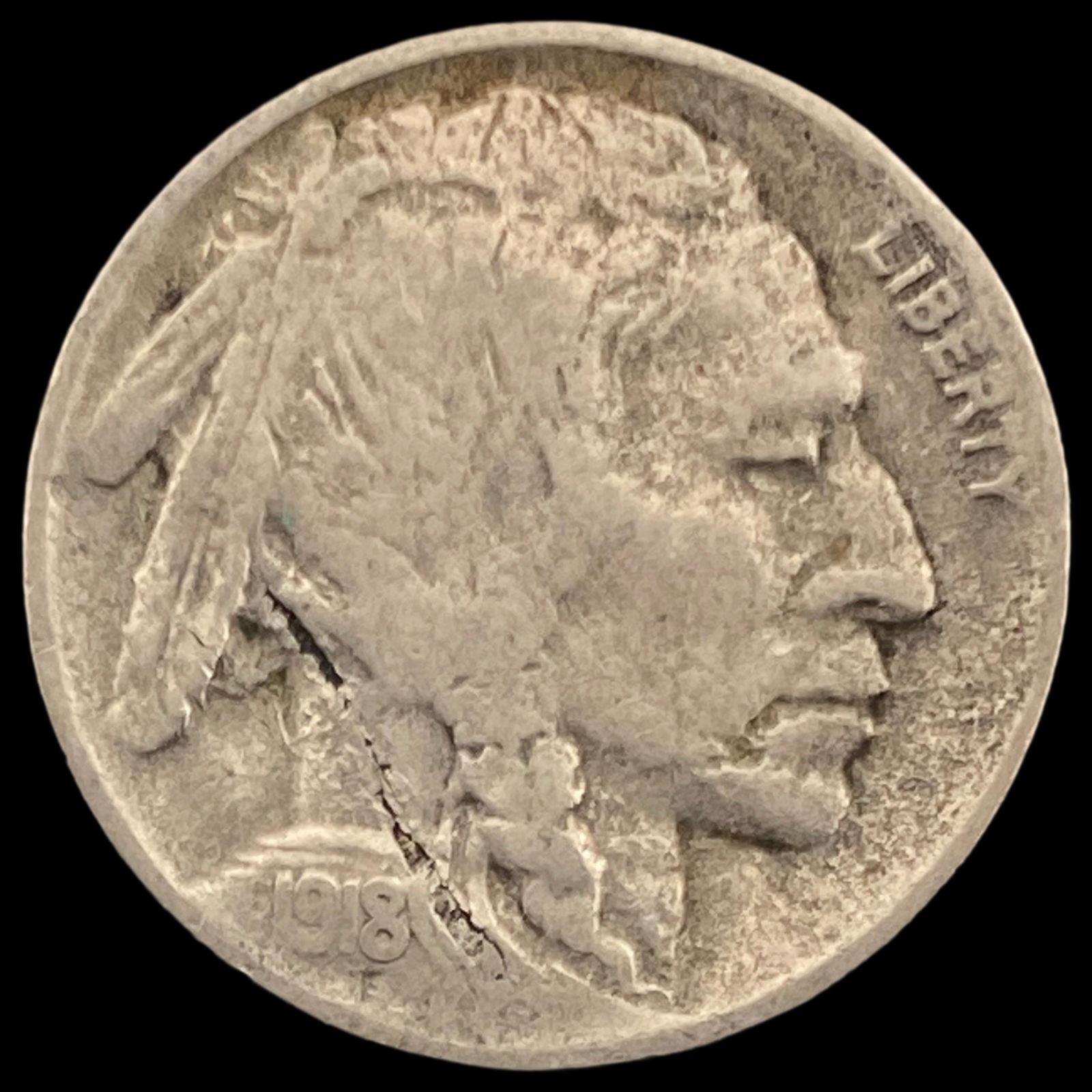 1918-D Buffalo Nickel LIGHTLY CIRCULATED (1 of 2)