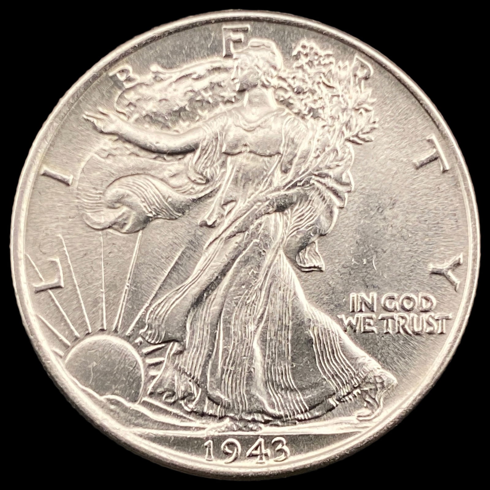 1943 Silver Walking Liberty Half Dollar UNCIRCULATED (1 of 2)