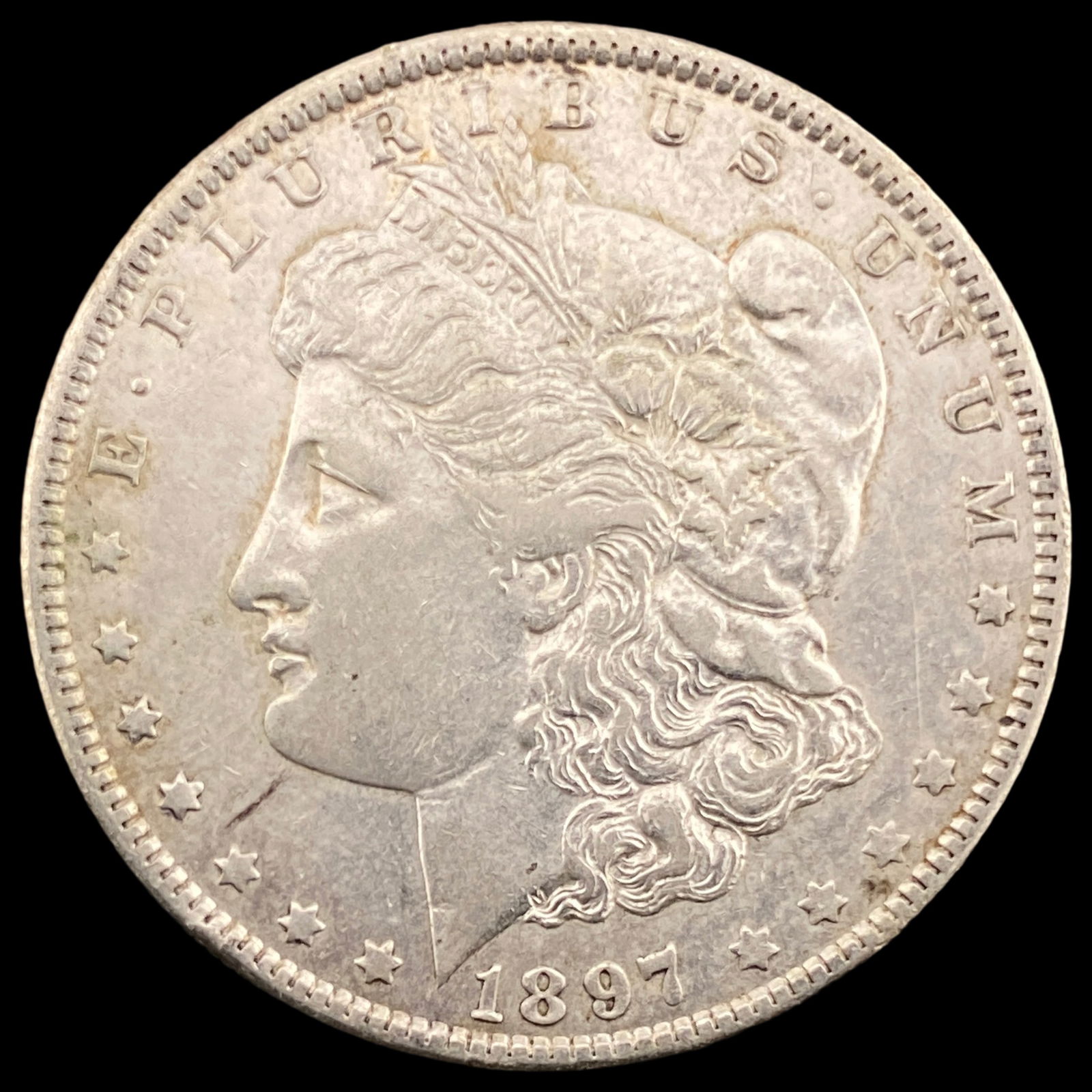 1897-O Silver Morgan Dollar NEARLY UNCIRCULATED (1 of 2)