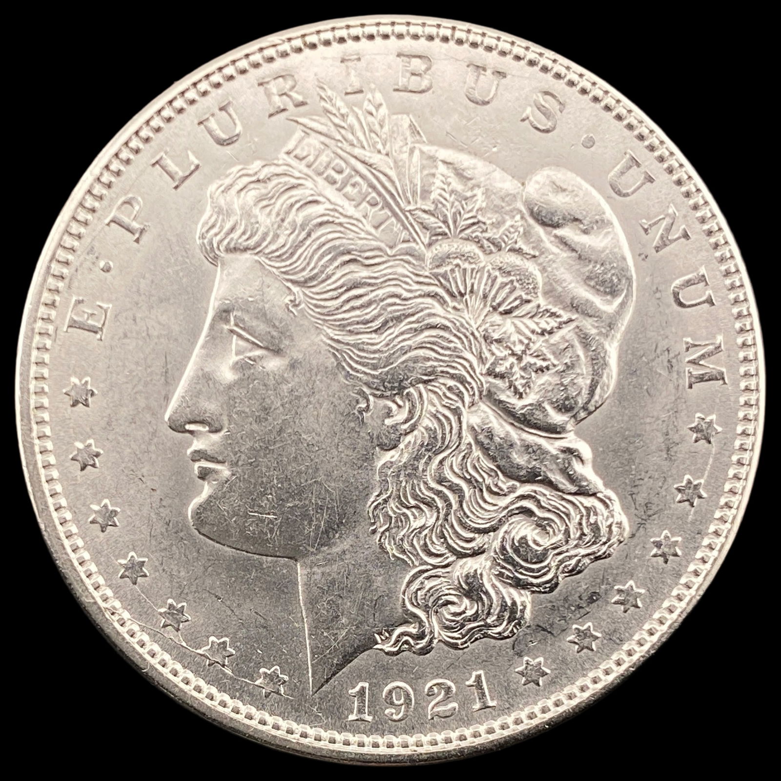 1921-D Silver Morgan Dollar CHOICE BU (1 of 2)