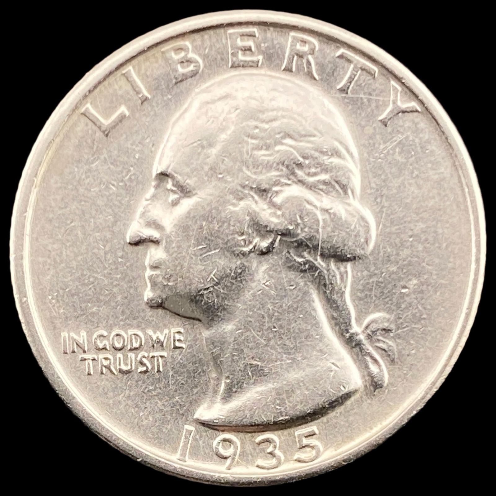 1935-S Silver Washington Quarter CLOSELY UNCIRCULATED (1 of 2)