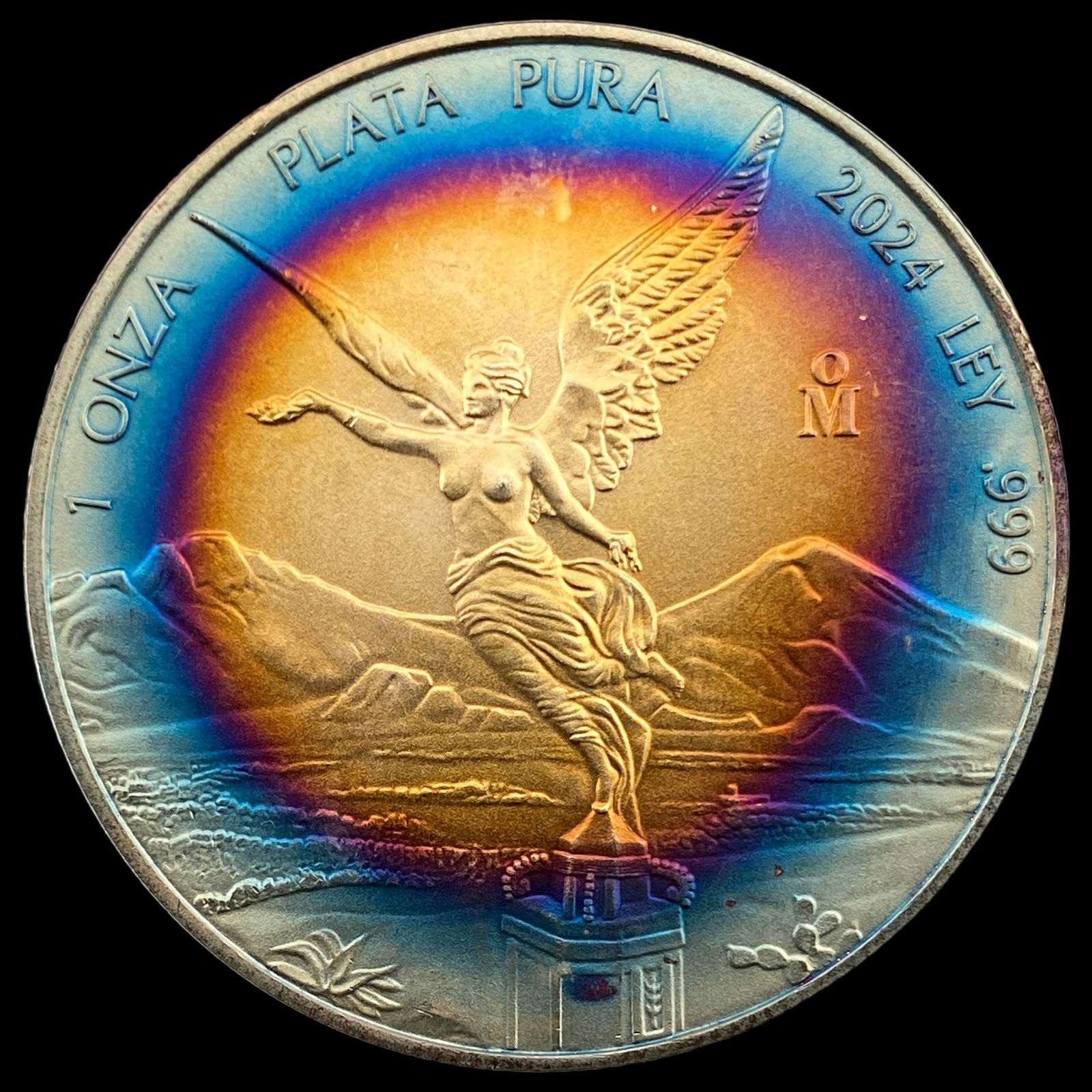 2024 Toned Mexico 1 oz Silver Libertad GEM BU (1 of 2)