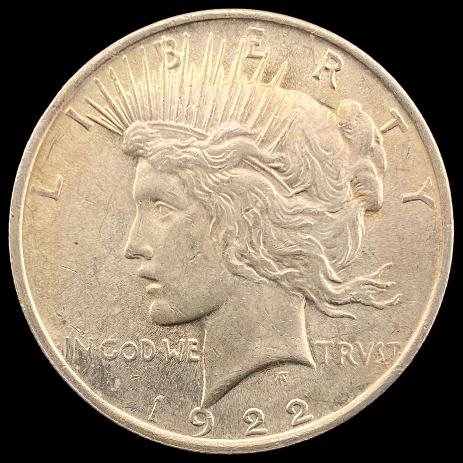 1922 Silver Peace Dollar CHOICE BU (1 of 2)
