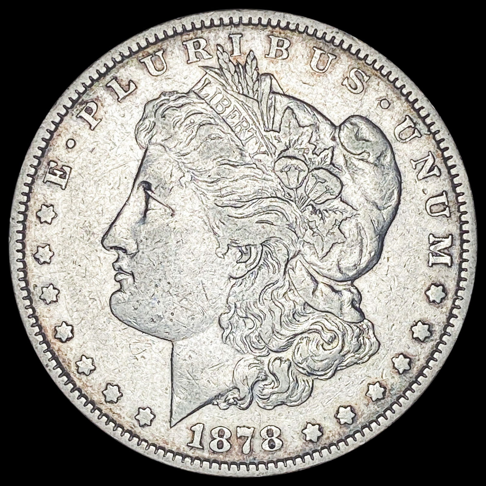 1878 7/8TF Silver Morgan Dollar LIGHT CIRC (1 of 2)