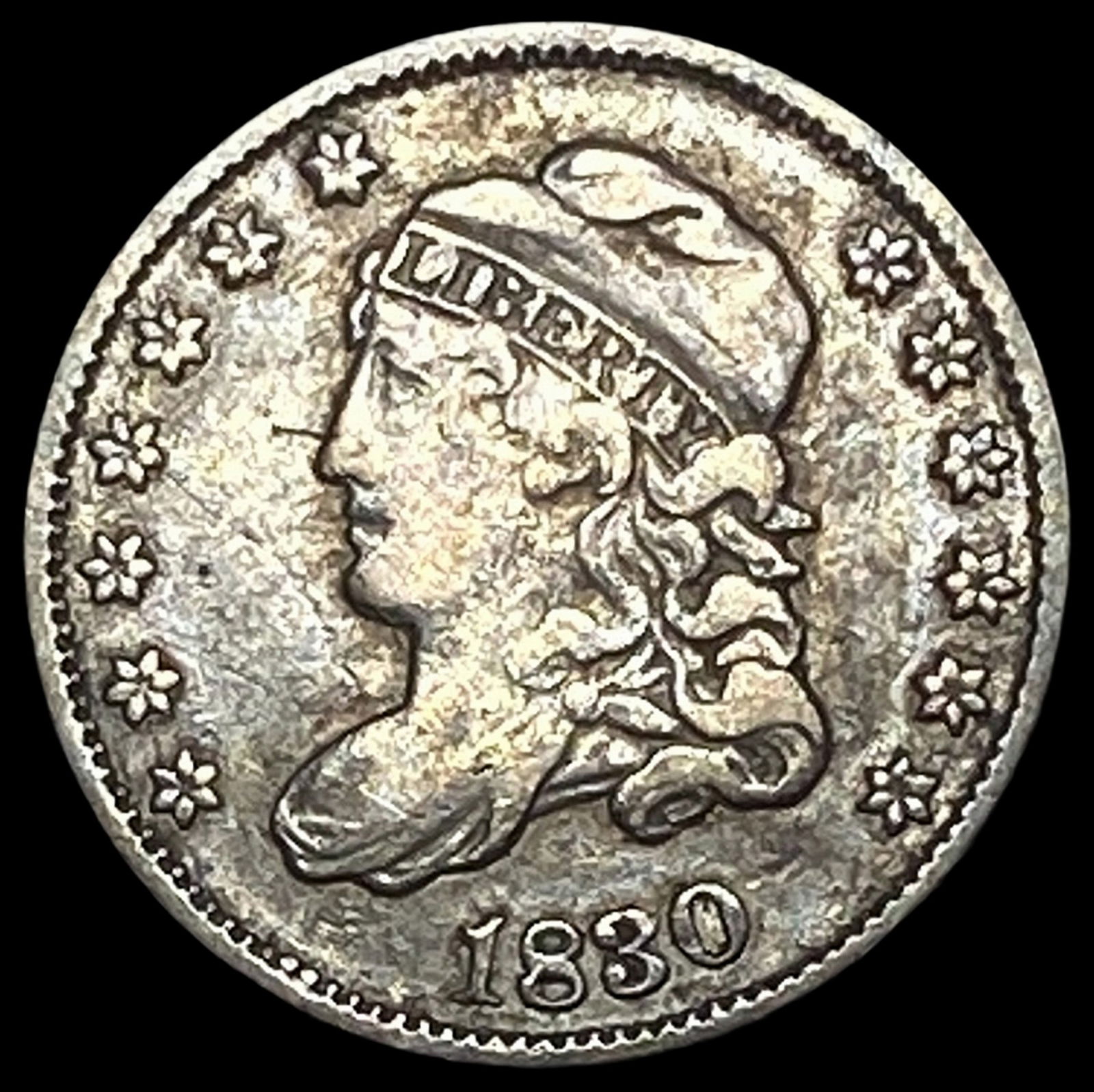 1830 Capped Bust Half Dime LIGHTLY CIRCULATED (1 of 2)