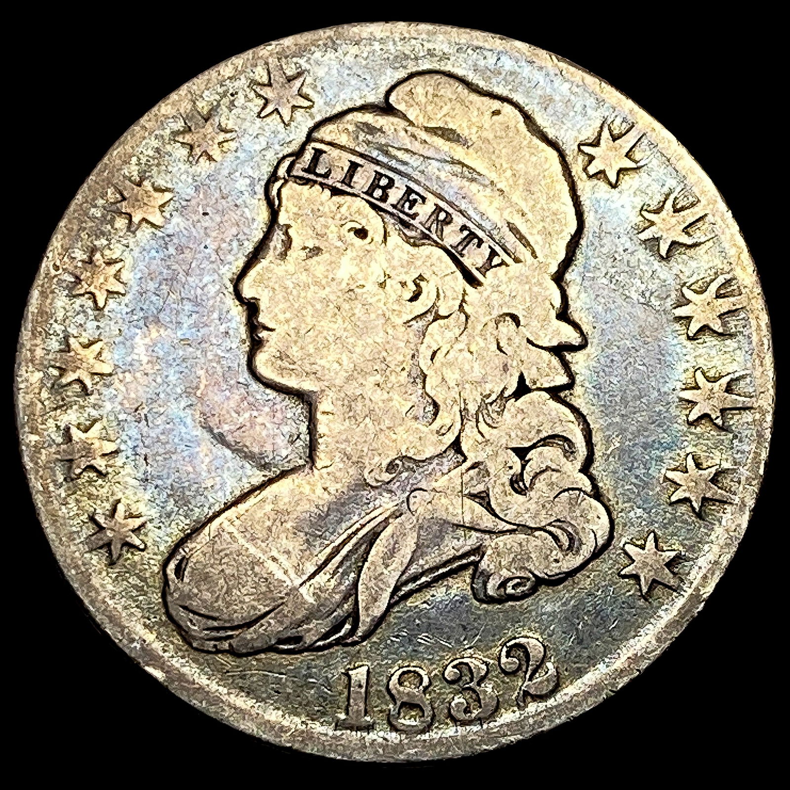 1832 Capped Bust Half Dollar NICELY CIRCULATED: 1832 Capped Bust Half Dollar NICELY CIRCULATED