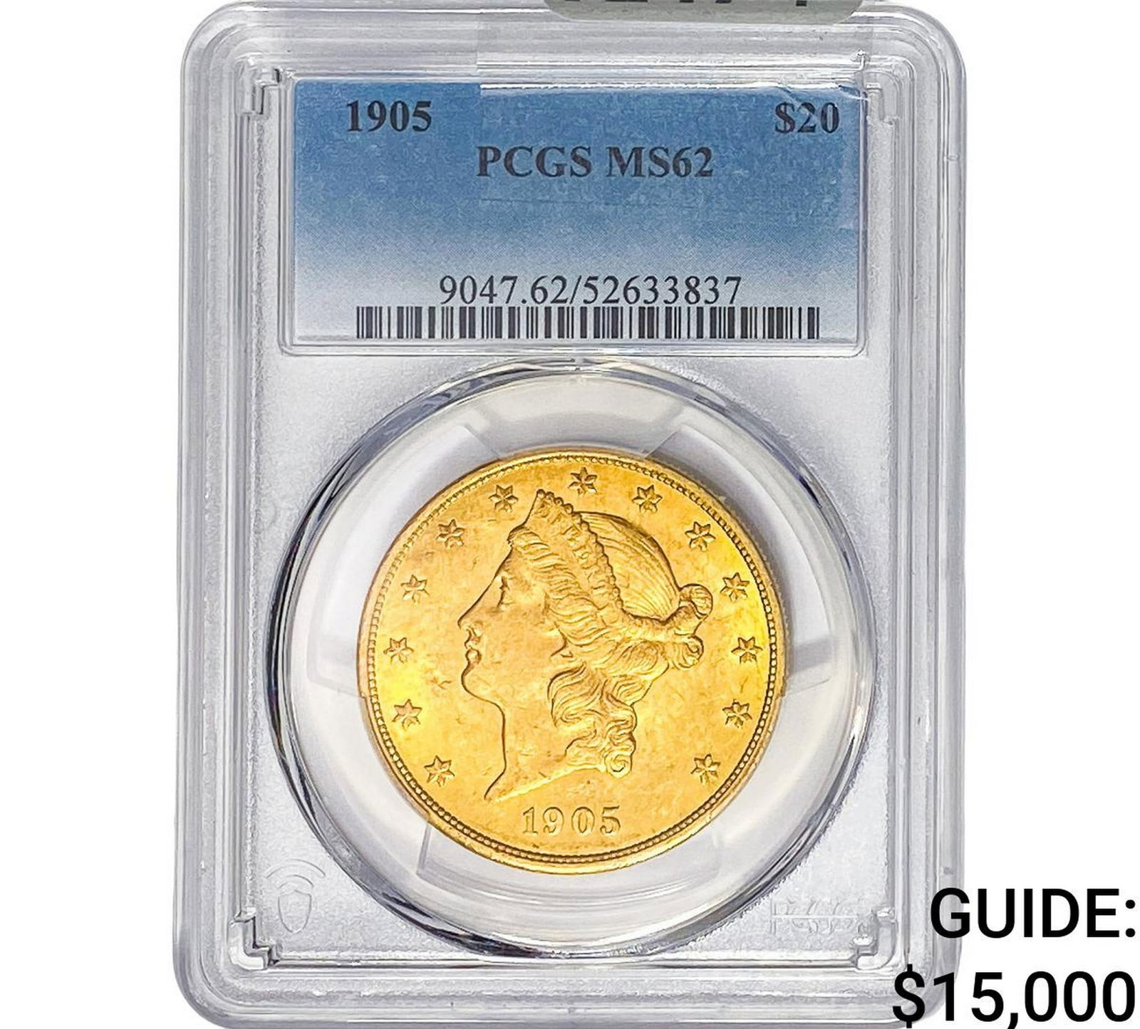 1905 $20 Gold Double Eagle PCGS MS62 (1 of 2)