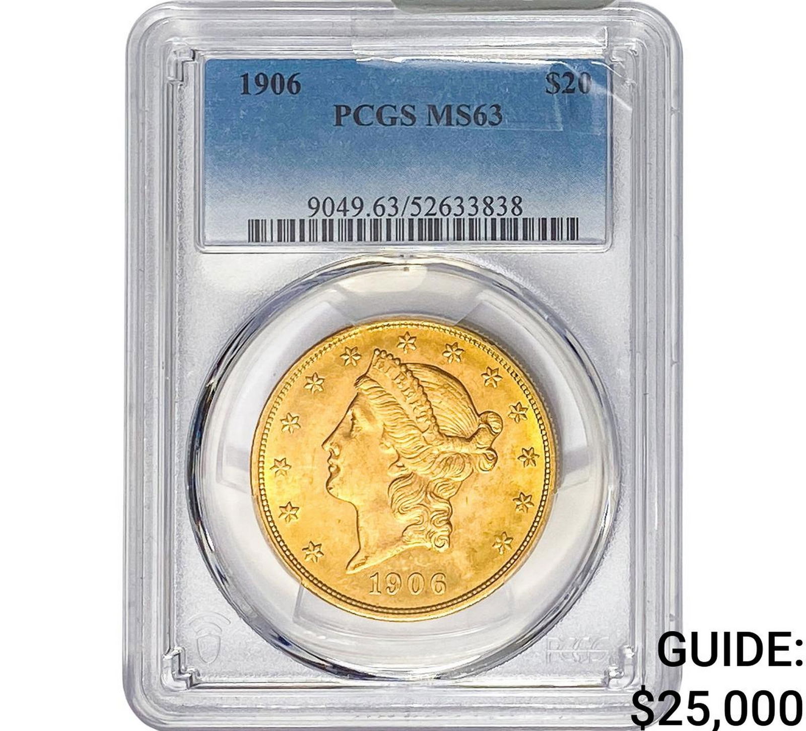 1906 $20 Gold Double Eagle PCGS MS63 (1 of 2)