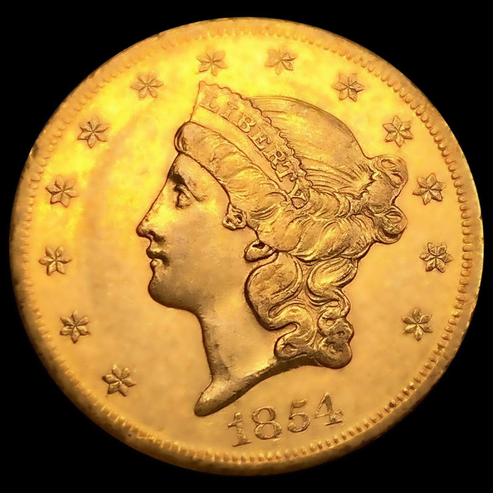 1854-S $20 Gold Double Eagle (1 of 2)