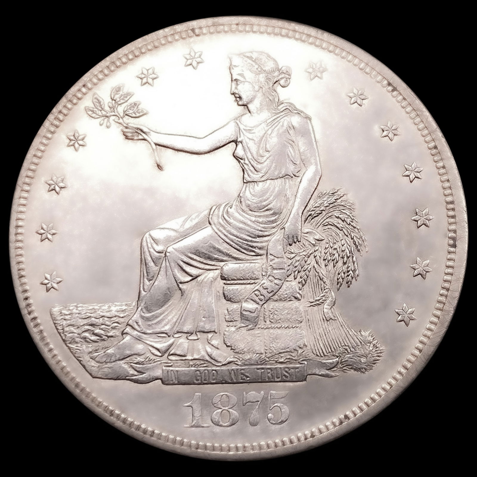 1875-CC Silver Trade Dollar (1 of 2)