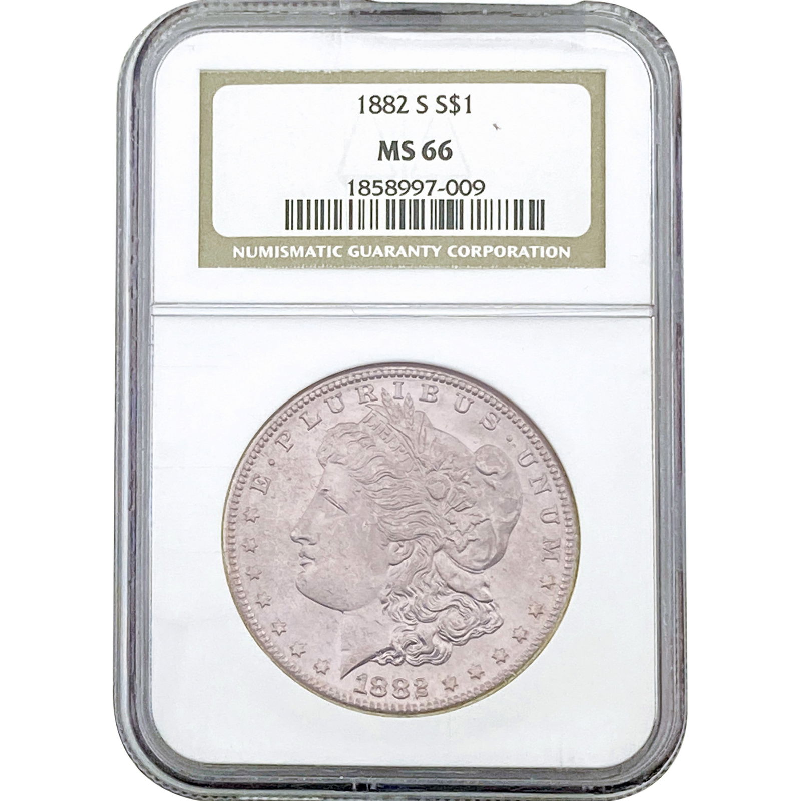 1882-S Morgan Silver Dollar NGC MS66 (1 of 2)