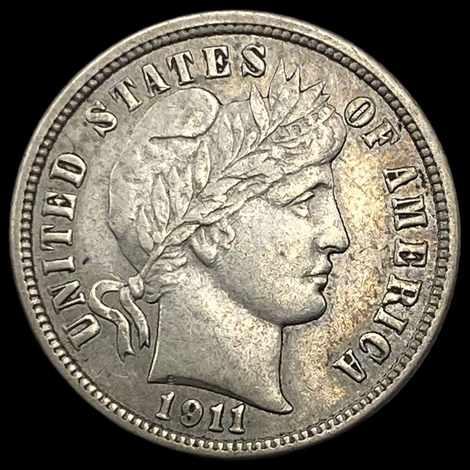 1911 Barber Dime CLOSELY UNCIRCULATED (1 of 2)