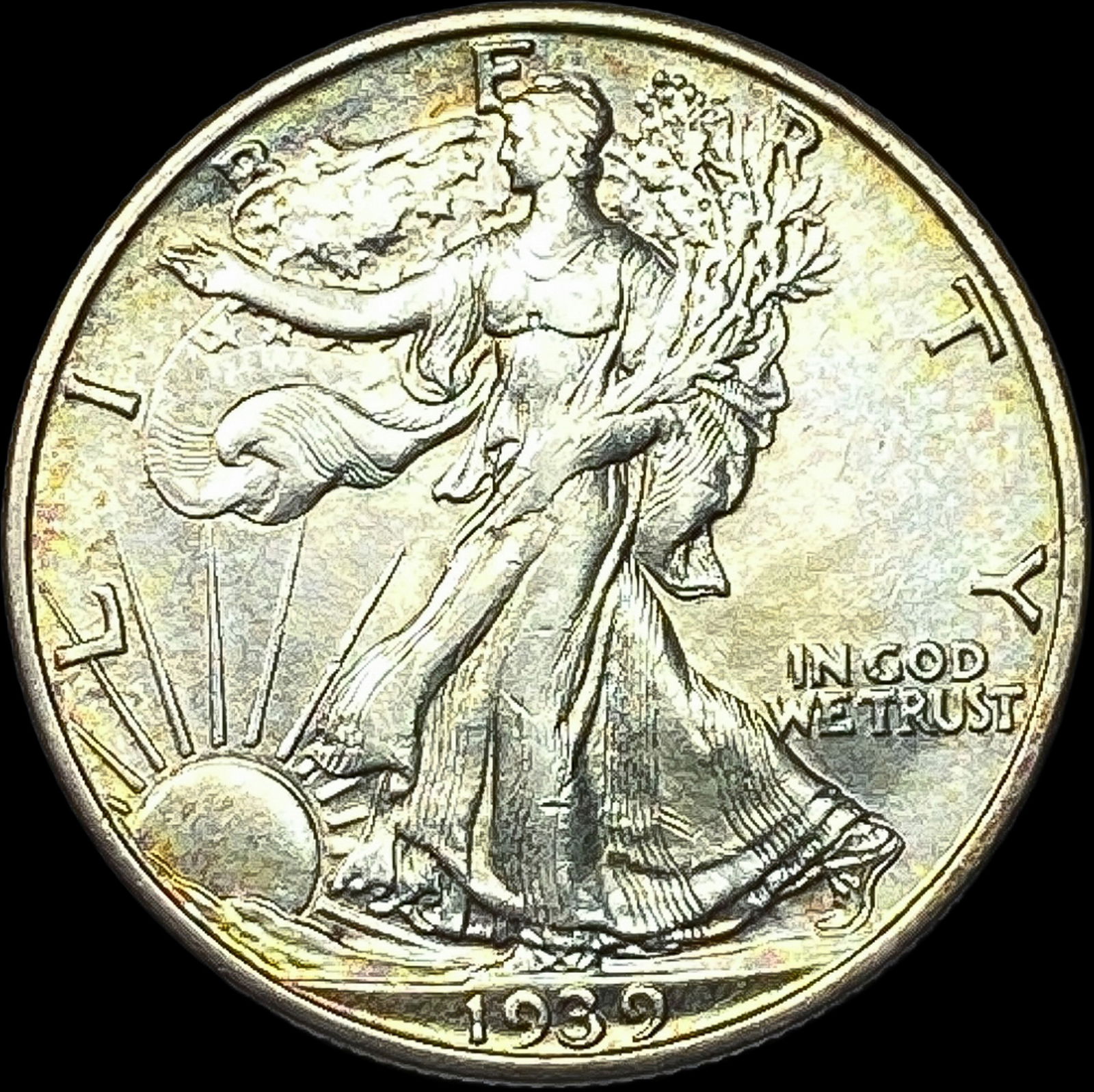 1939 Walking Liberty Half Dollar CLOSELY  UNCIRCULATED (1 of 2)