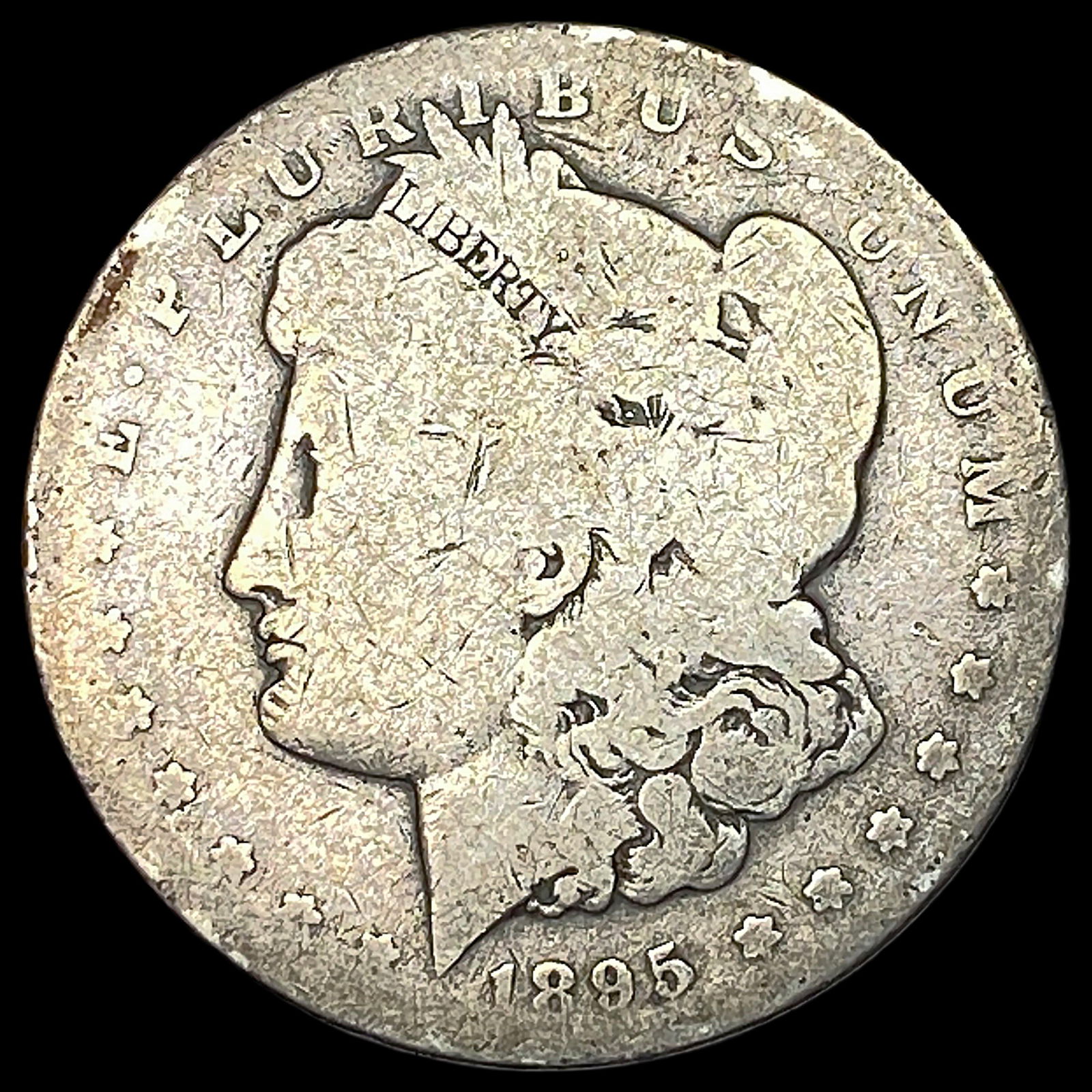 1895-S Silver Morgan Dollar NICELY CIRCULATED (1 of 2)