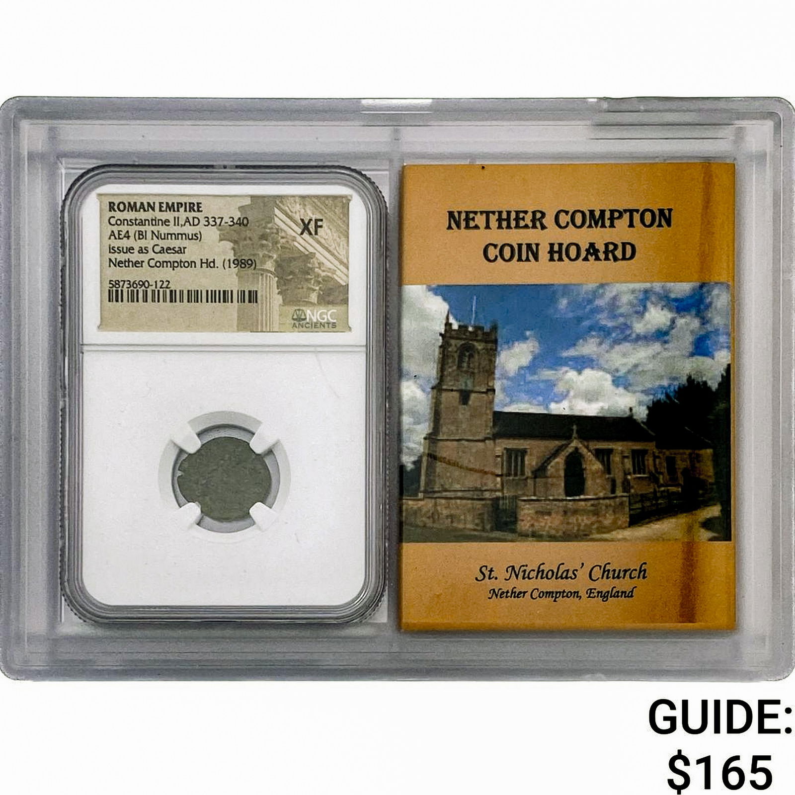 Roman Constantius II,AD 337-340 AE4 BI Nummus (1 of 2)