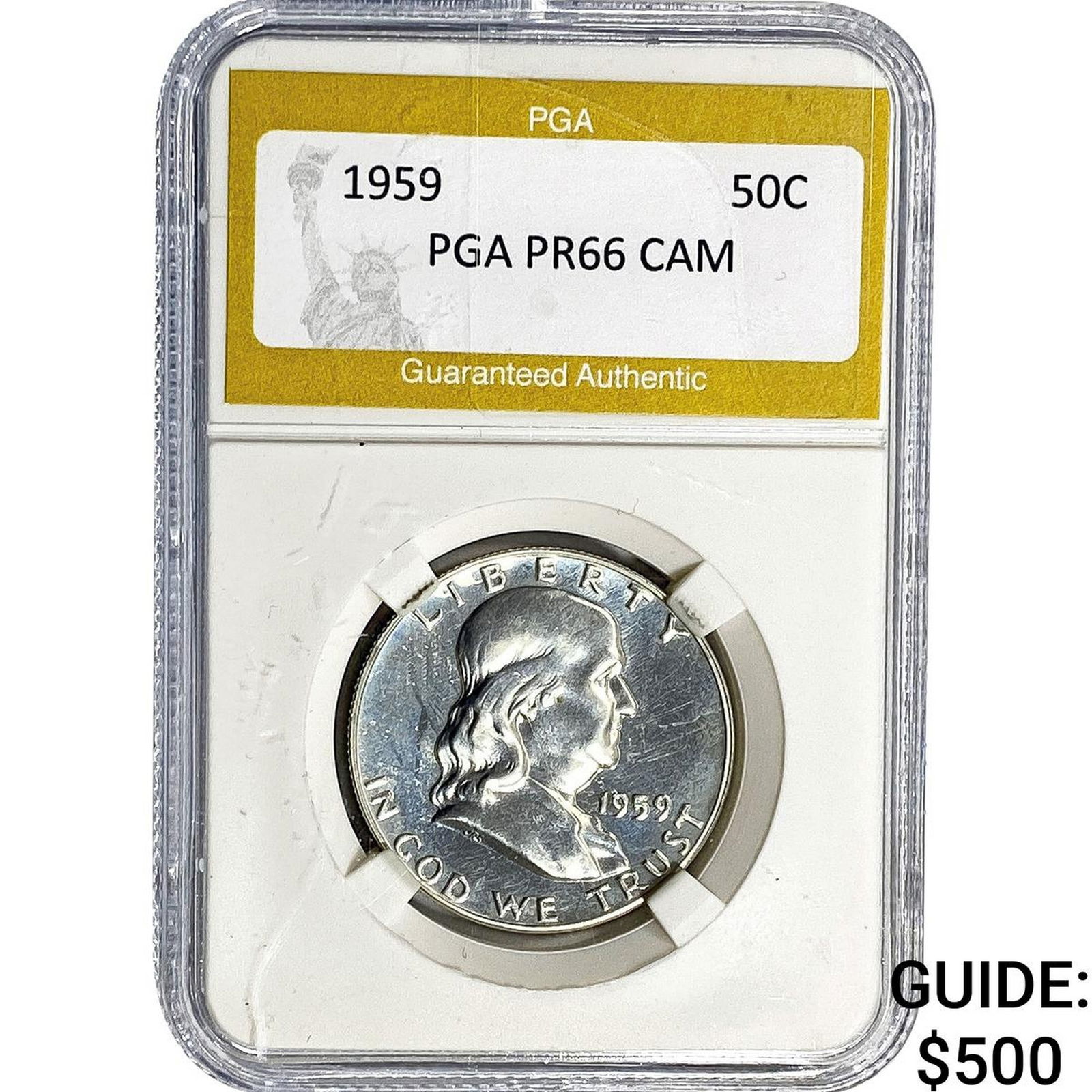1959 Franklin Half Dollar PGA PR66 DCAM (1 of 2)