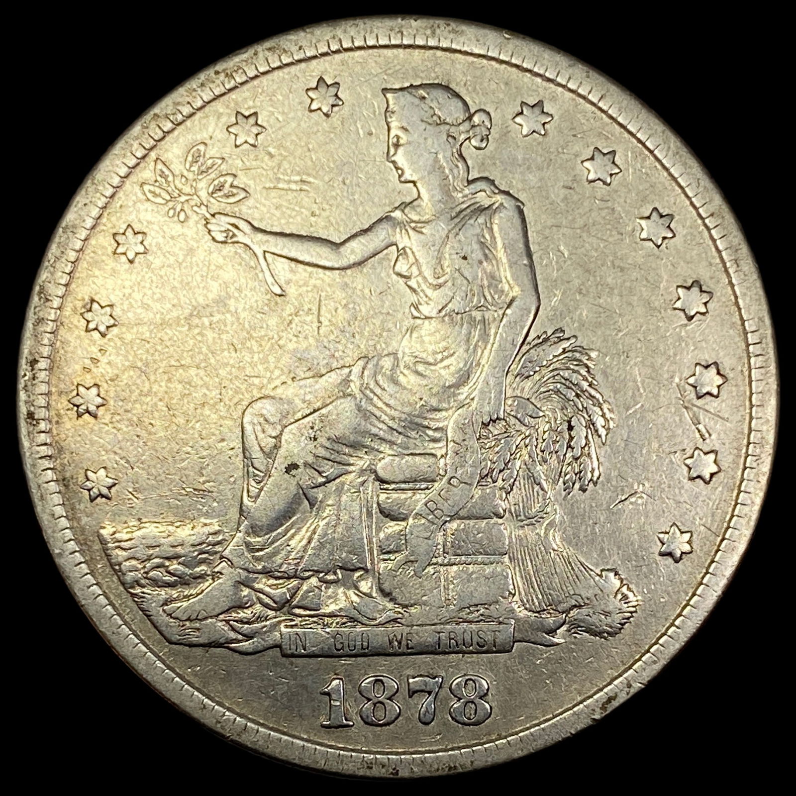 1878-S Silver Trade Dollar HIGH GRADE (1 of 2)