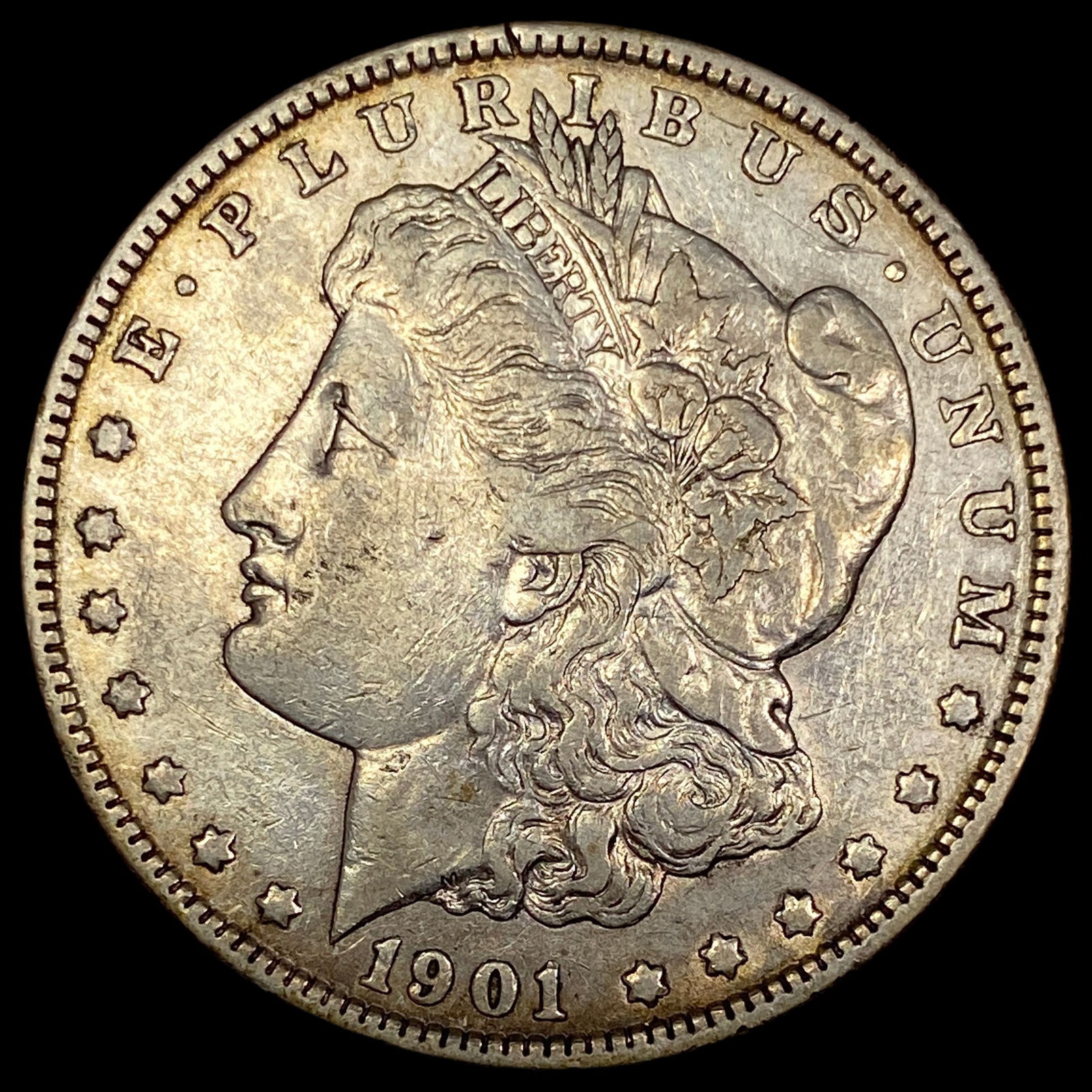 1901 Silver Morgan Dollar NEARLY UNCIRCULATED (1 of 2)