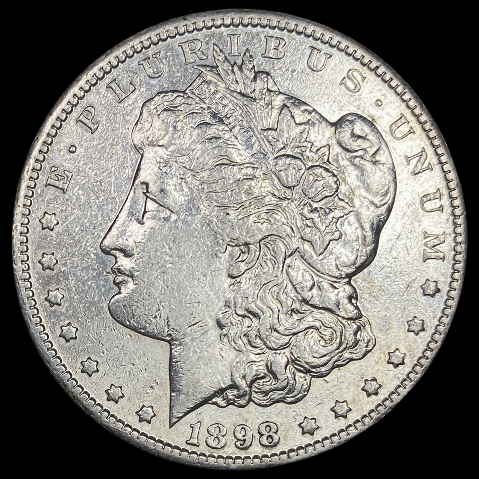 1898-S Silver Morgan Dollar CLOSELY  UNCIRCULATED (1 of 2)