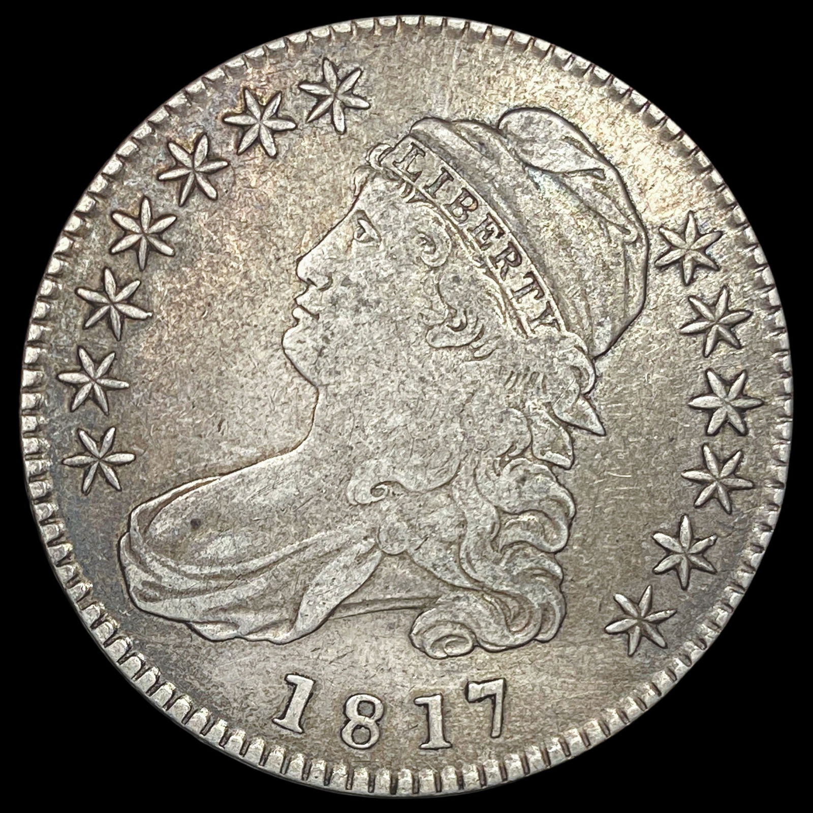 1817 Capped Bust Half Dollar NEARLY  UNCIRCULATED (1 of 2)