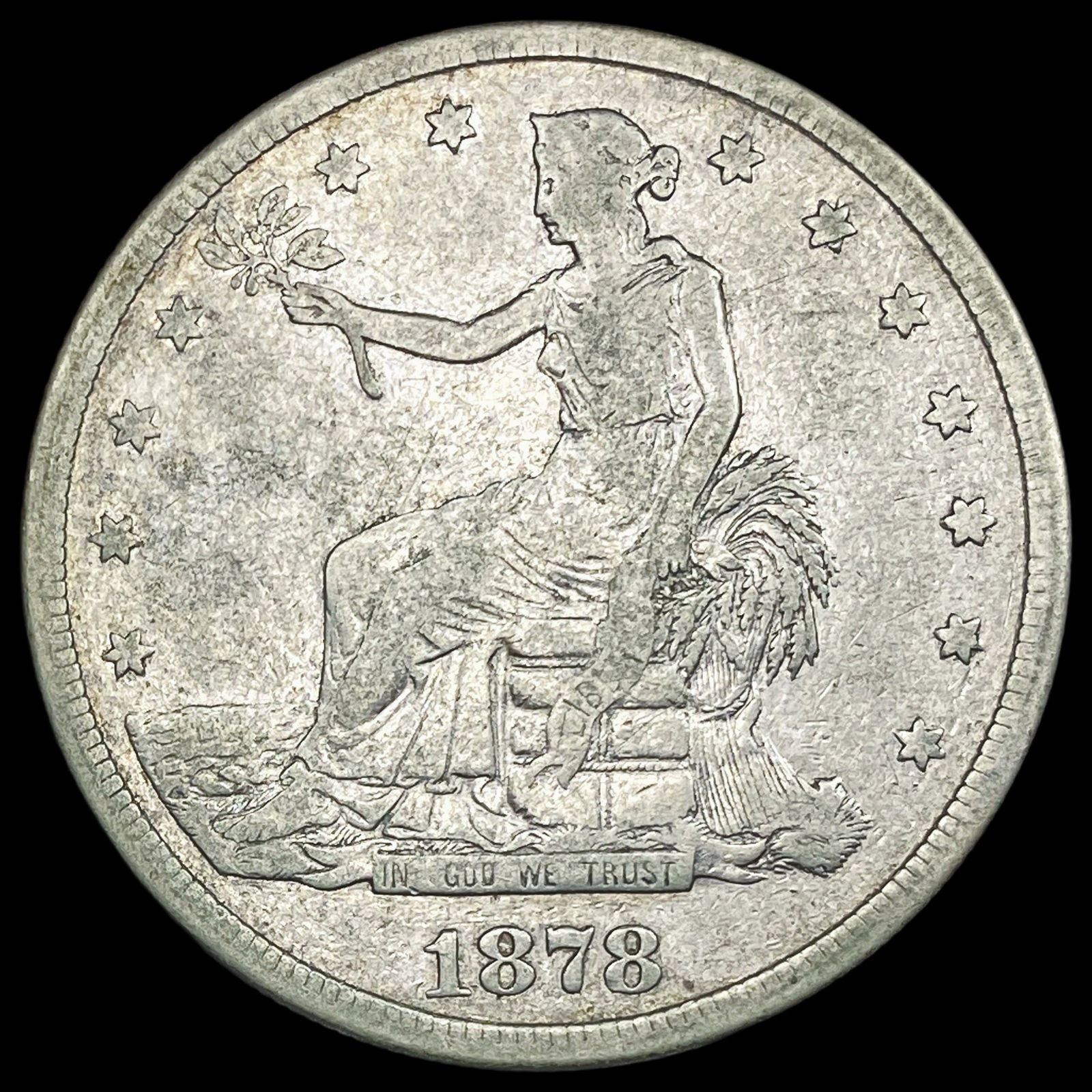 1878-S Silver Trade Dollar LIGHTLY CIRCULATED (1 of 2)