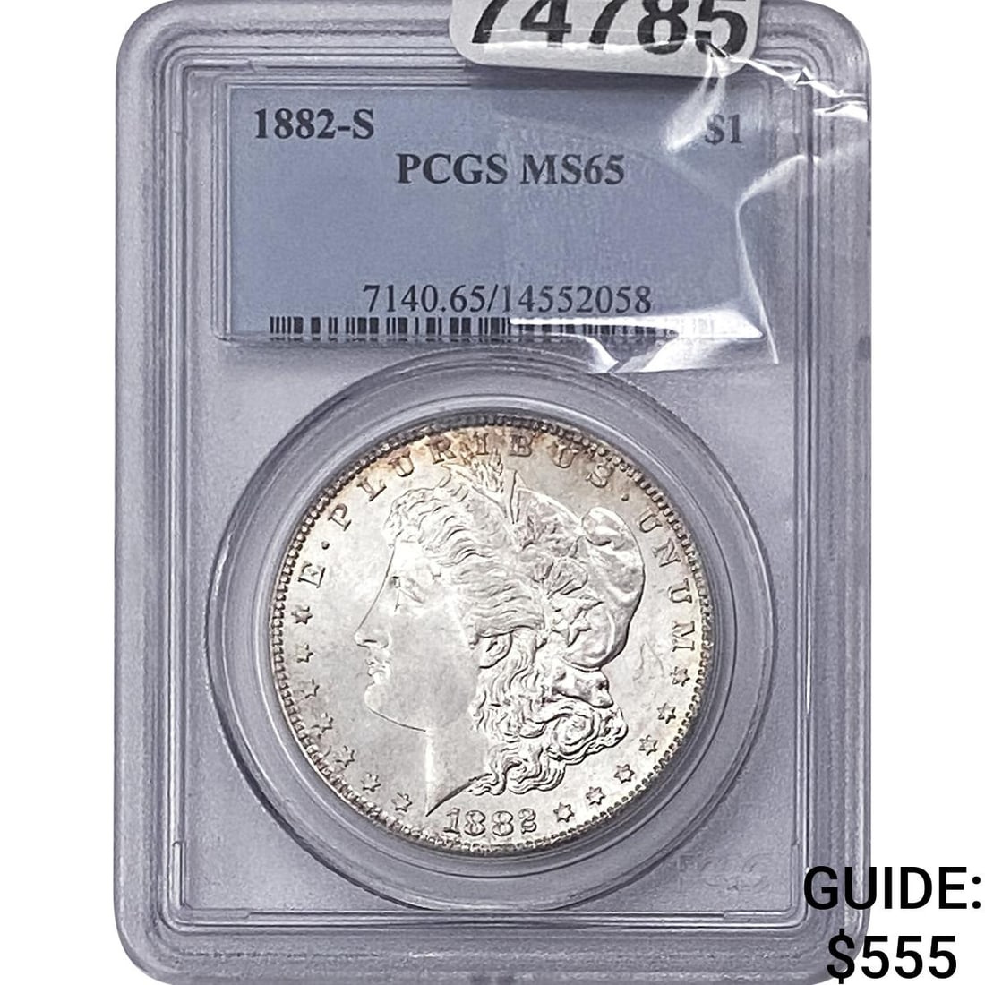 1882-S Morgan Silver Dollar PCGS MS65 (1 of 2)