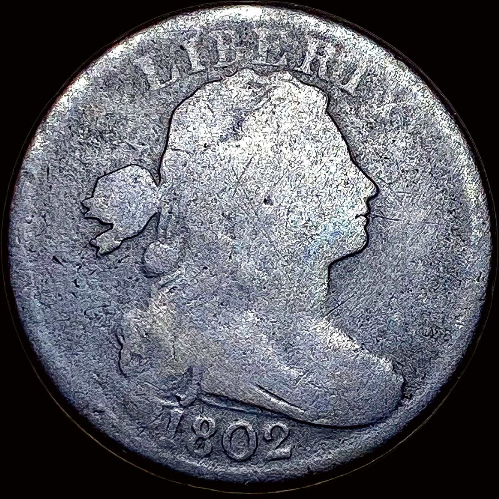1802 Draped Bust Large Cent NICELY CIRCULATED (1 of 2)