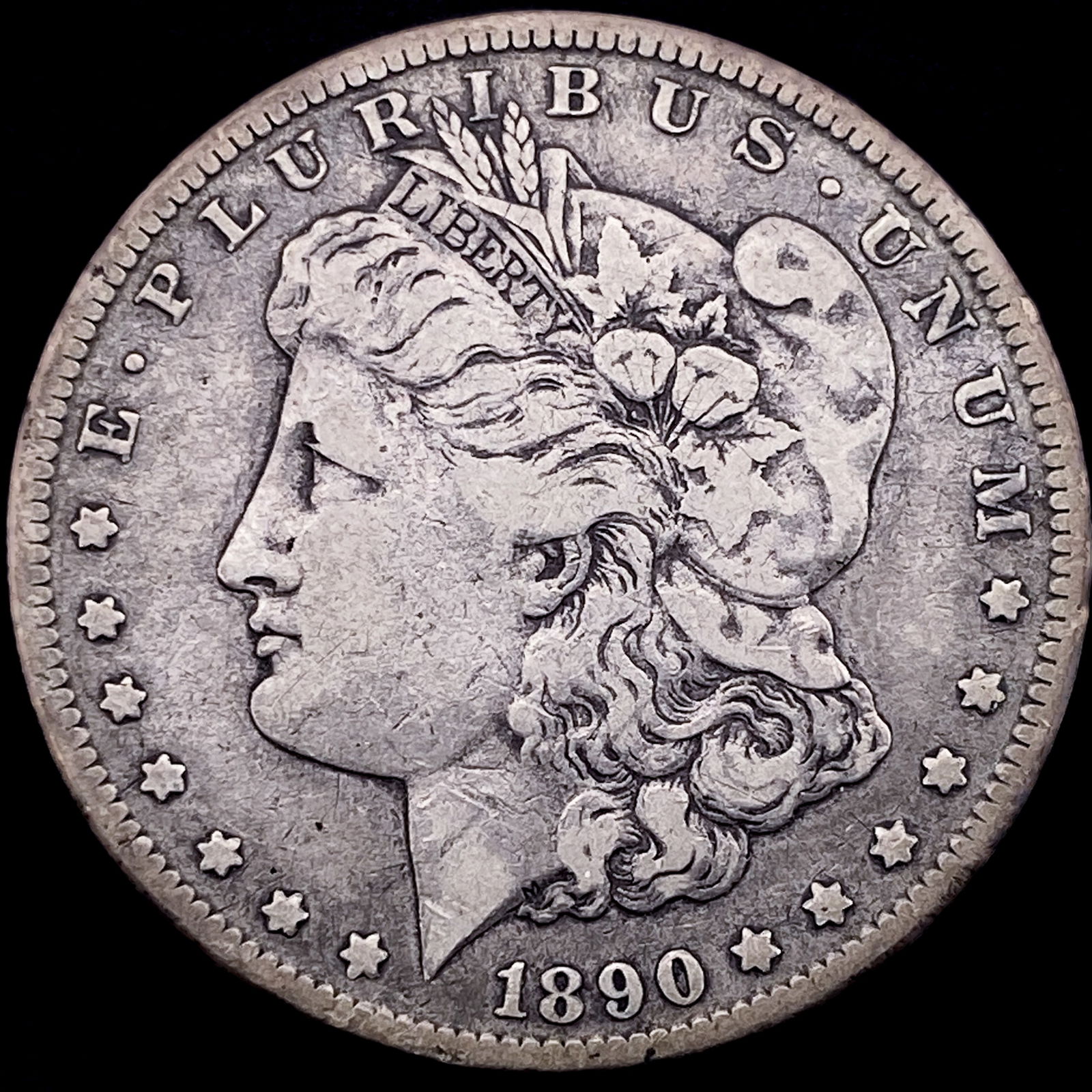 1890-CC Silver Morgan Dollar LIGHTLY  CIRCULATED (1 of 2)