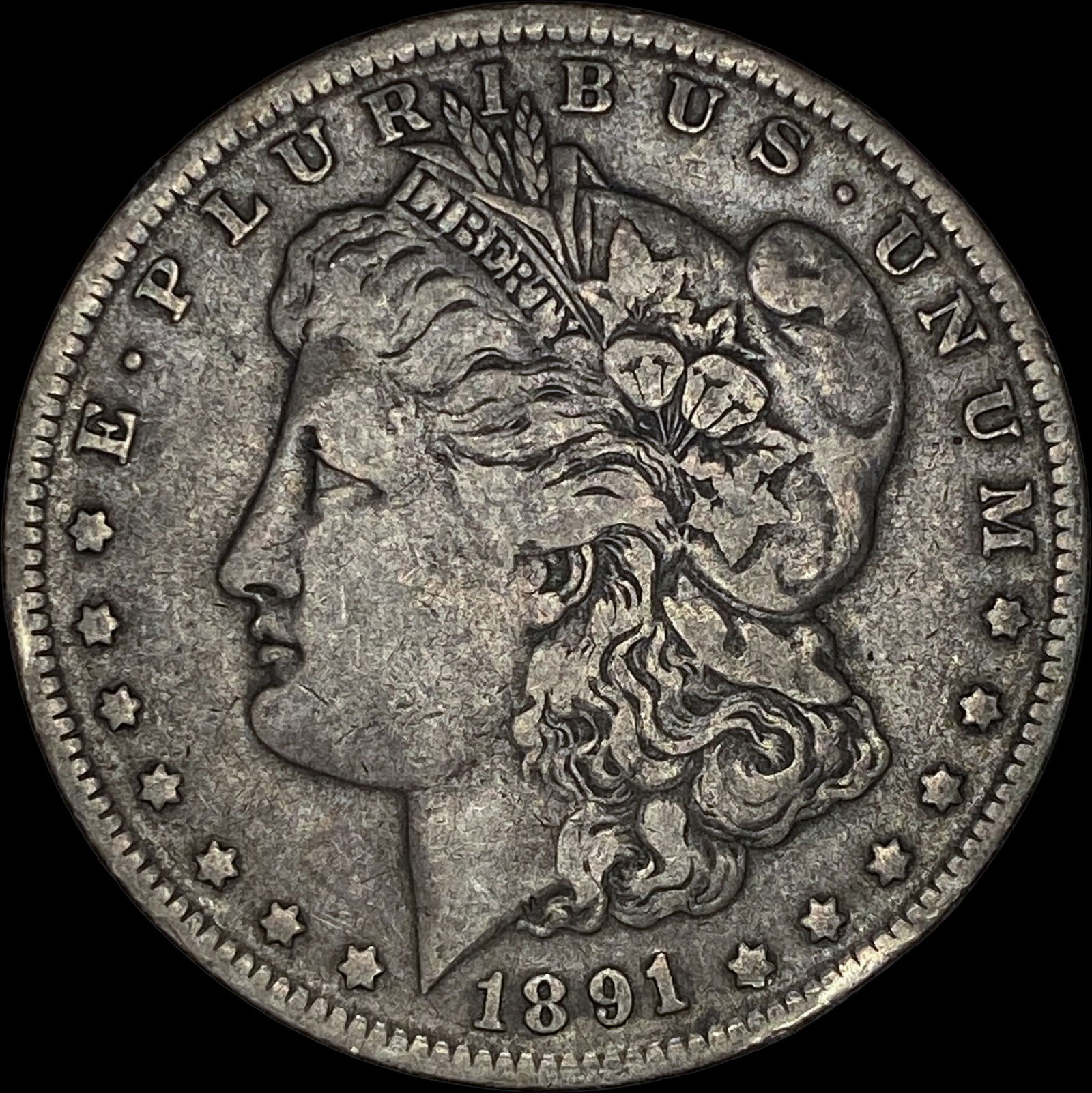 1891-O Silver Morgan Dollar LIGHTLY  CIRCULATED (1 of 2)